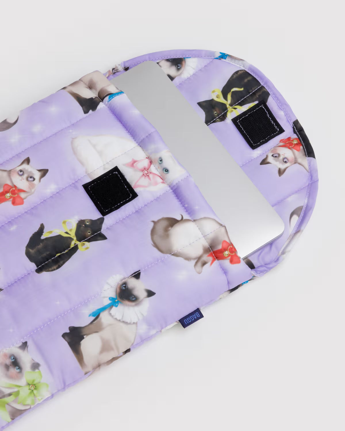 Puffy Laptop Sleeve 13"/14", Fancy Cats