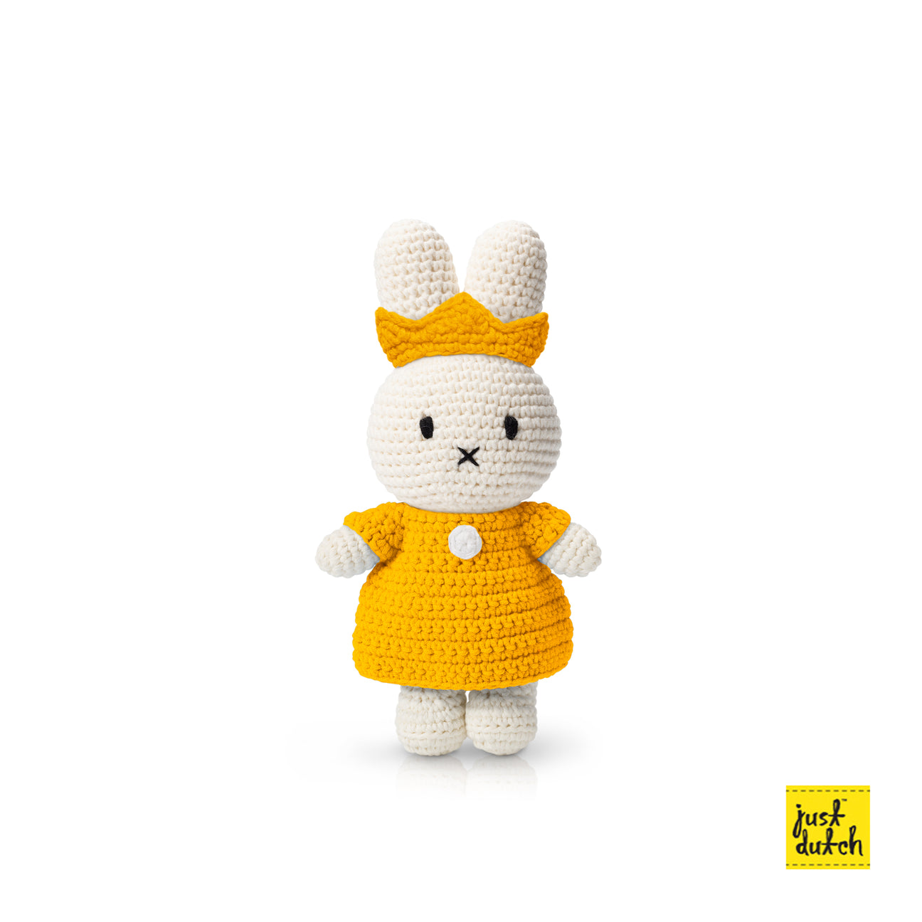 Miffy Knit Doll, Yellow Crown