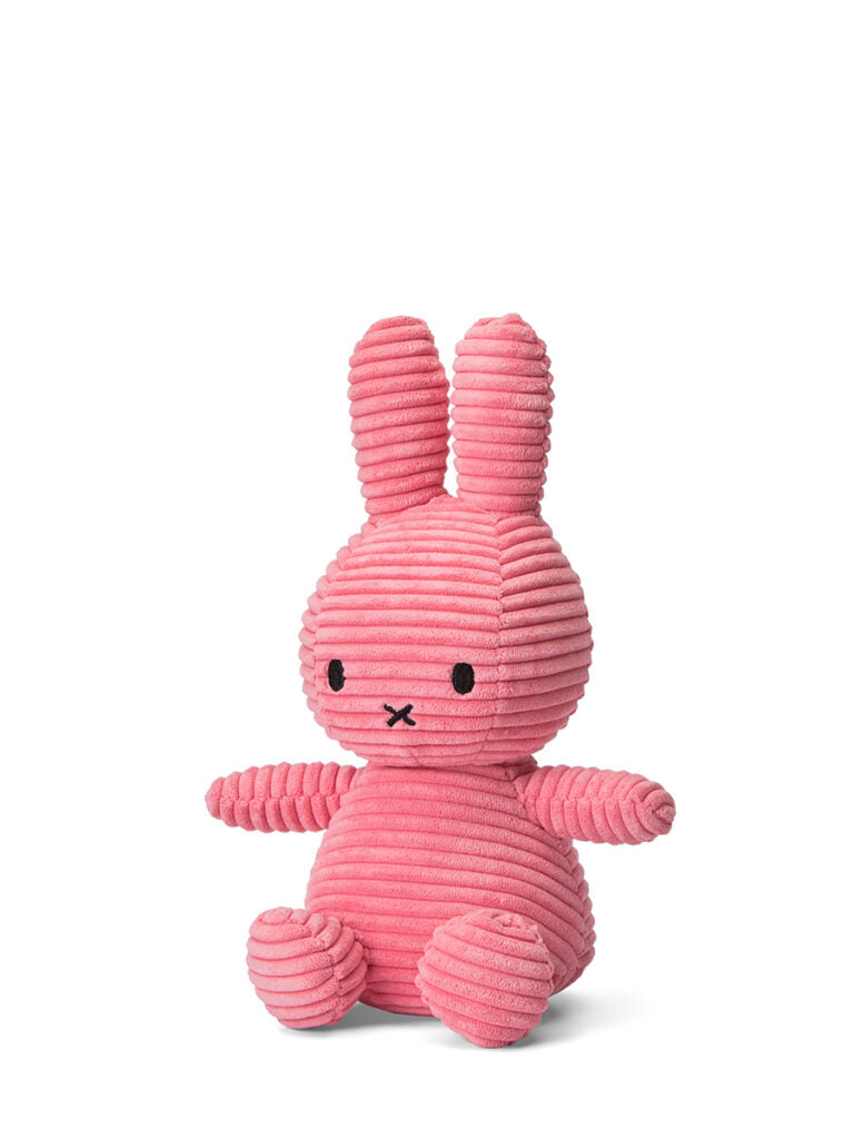 Miffy Corduroy Plush 9", Bubblegum Pink