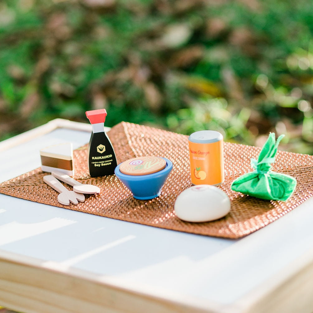 Keiki Kaukau Wooden Food Set