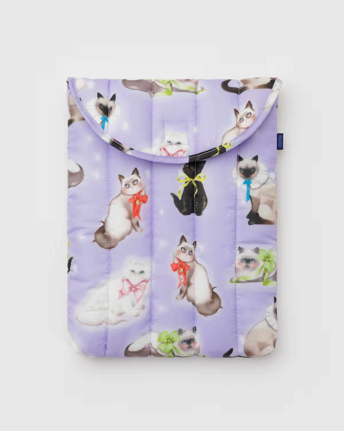 Puffy Laptop Sleeve 13"/14", Fancy Cats