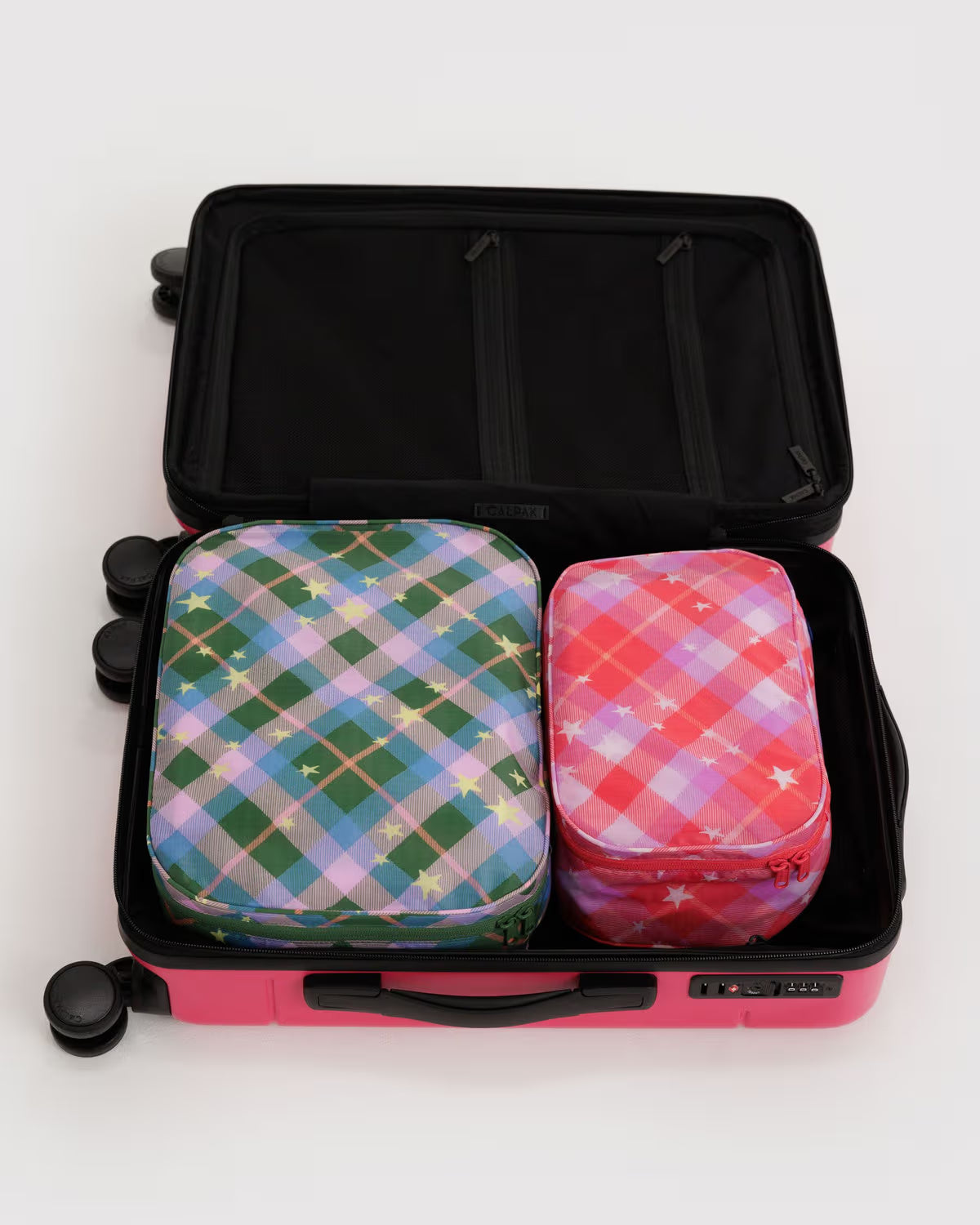 Packing Cube Set, Star Plaid