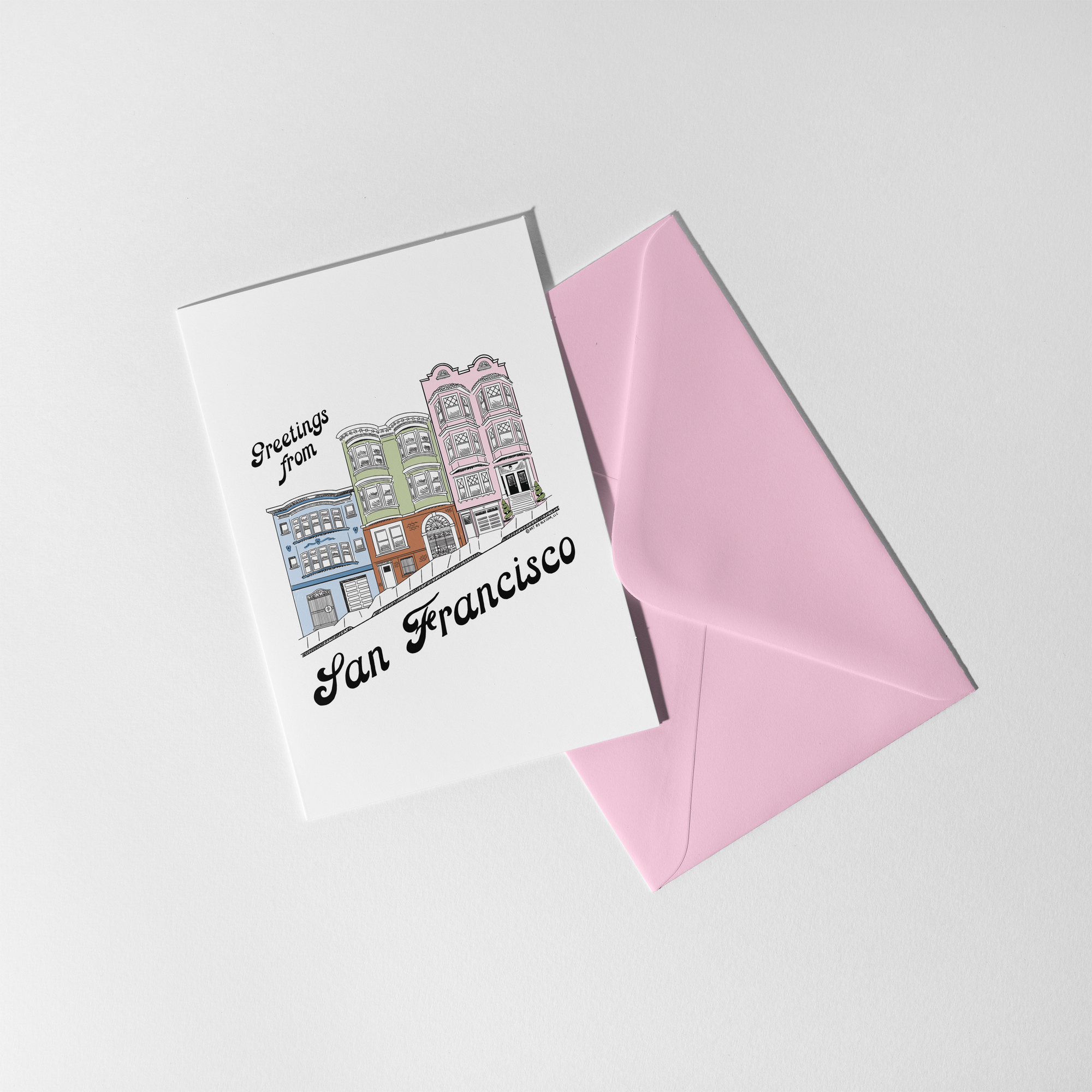 Home Sweet San Francisco Greeting Card