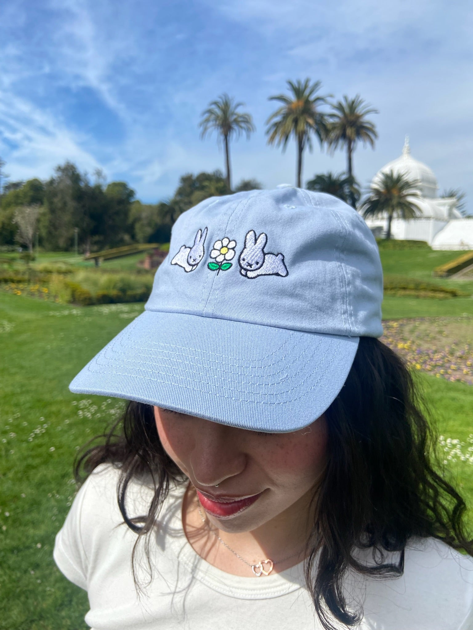 Dick Bruna Rabbit Daisies Baseball Cap