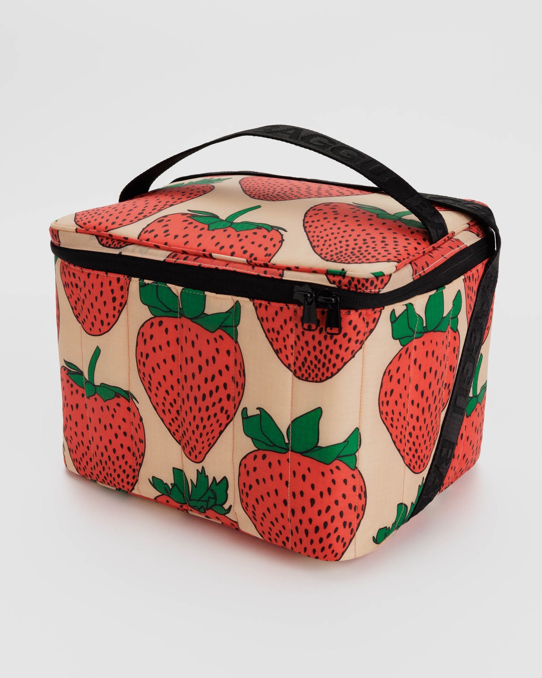 Puffy Cooler Bag, Strawberry