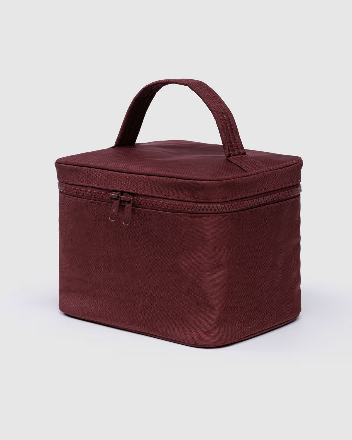 Large Cosmetic Case, Mahogany