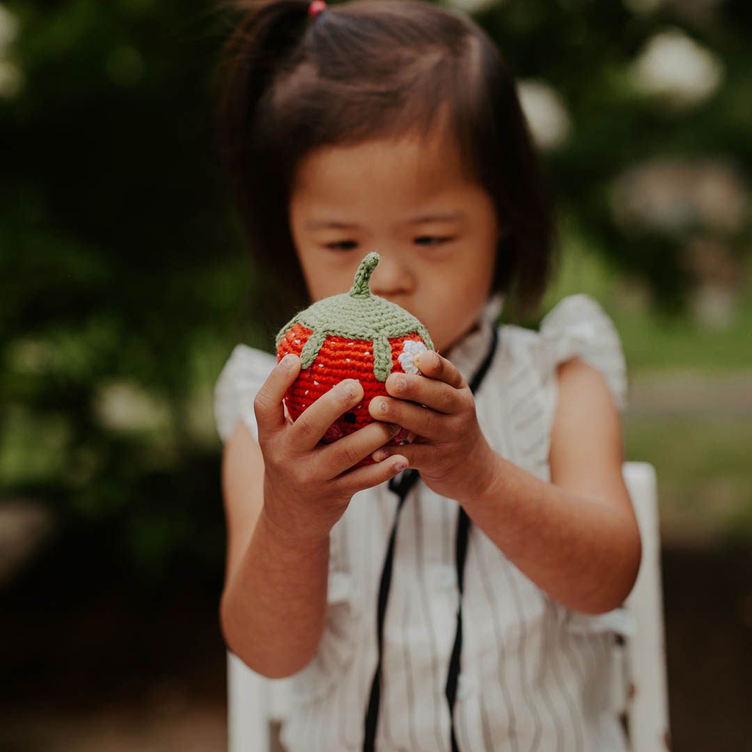 Friendly Strawberry Rattle