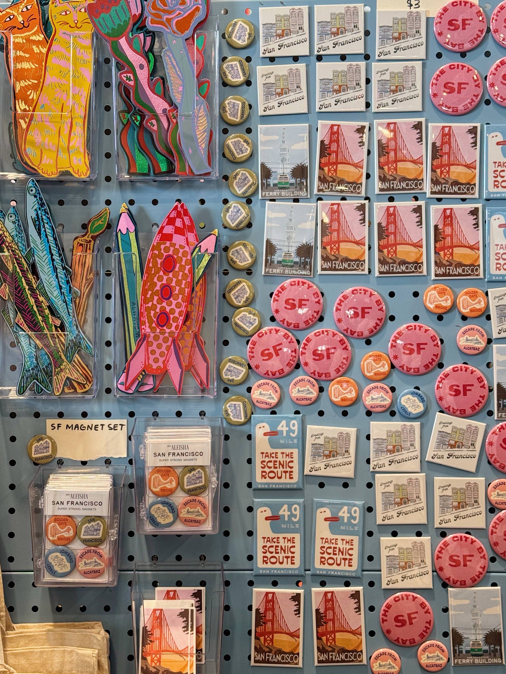 San Francisco Icons Magnet Set