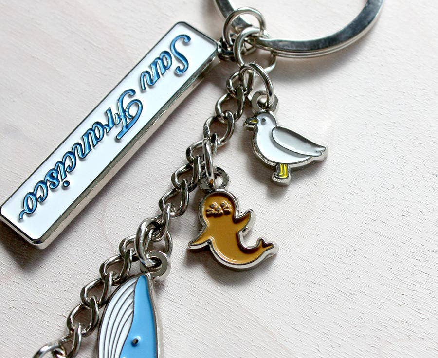 Charm Keychain, Whale