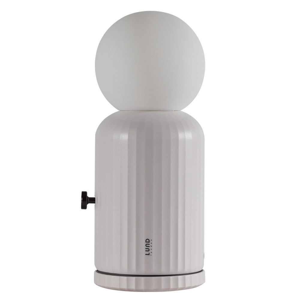 Skittle Wireless Lamp & Charger, White
