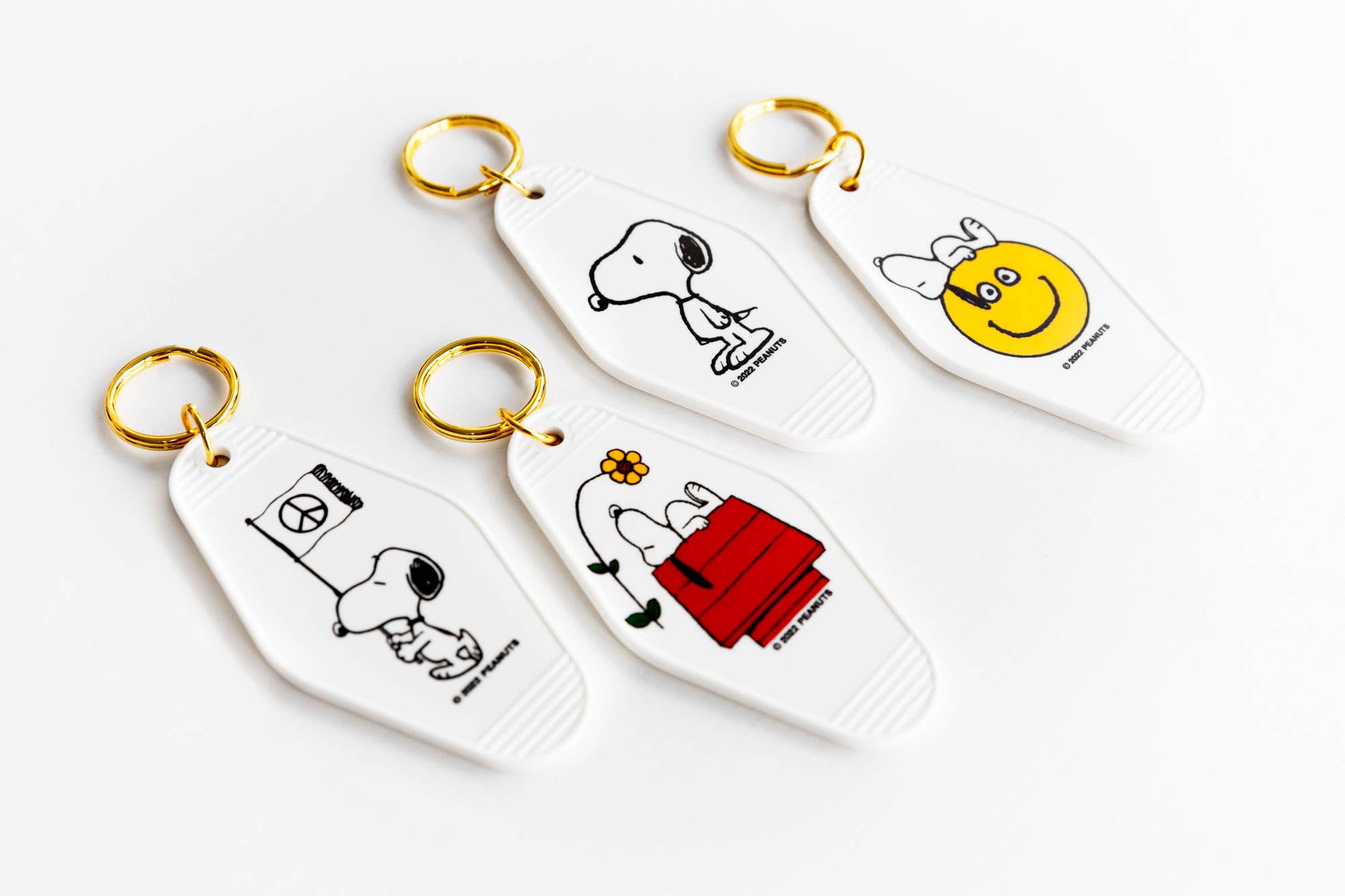 Snoopy Doghouse Flower Key Tag