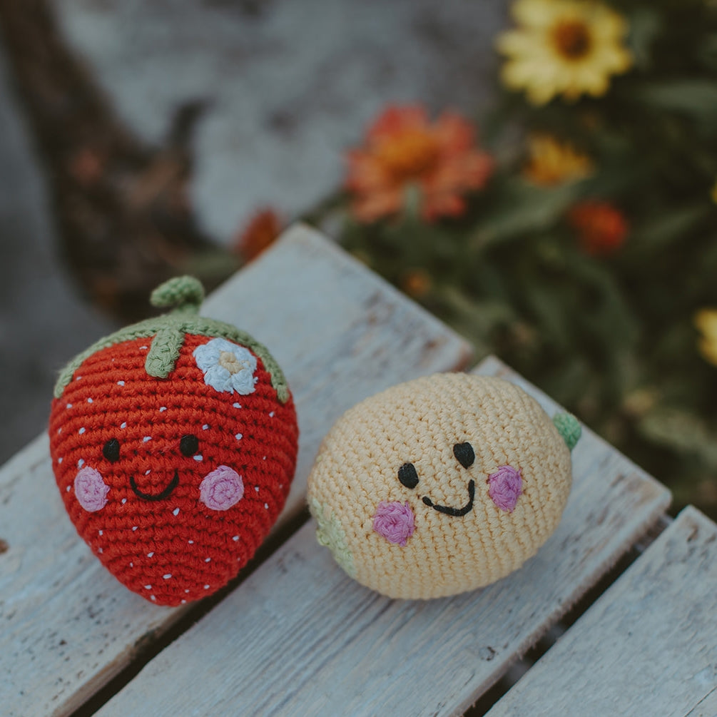 Friendly Strawberry Rattle