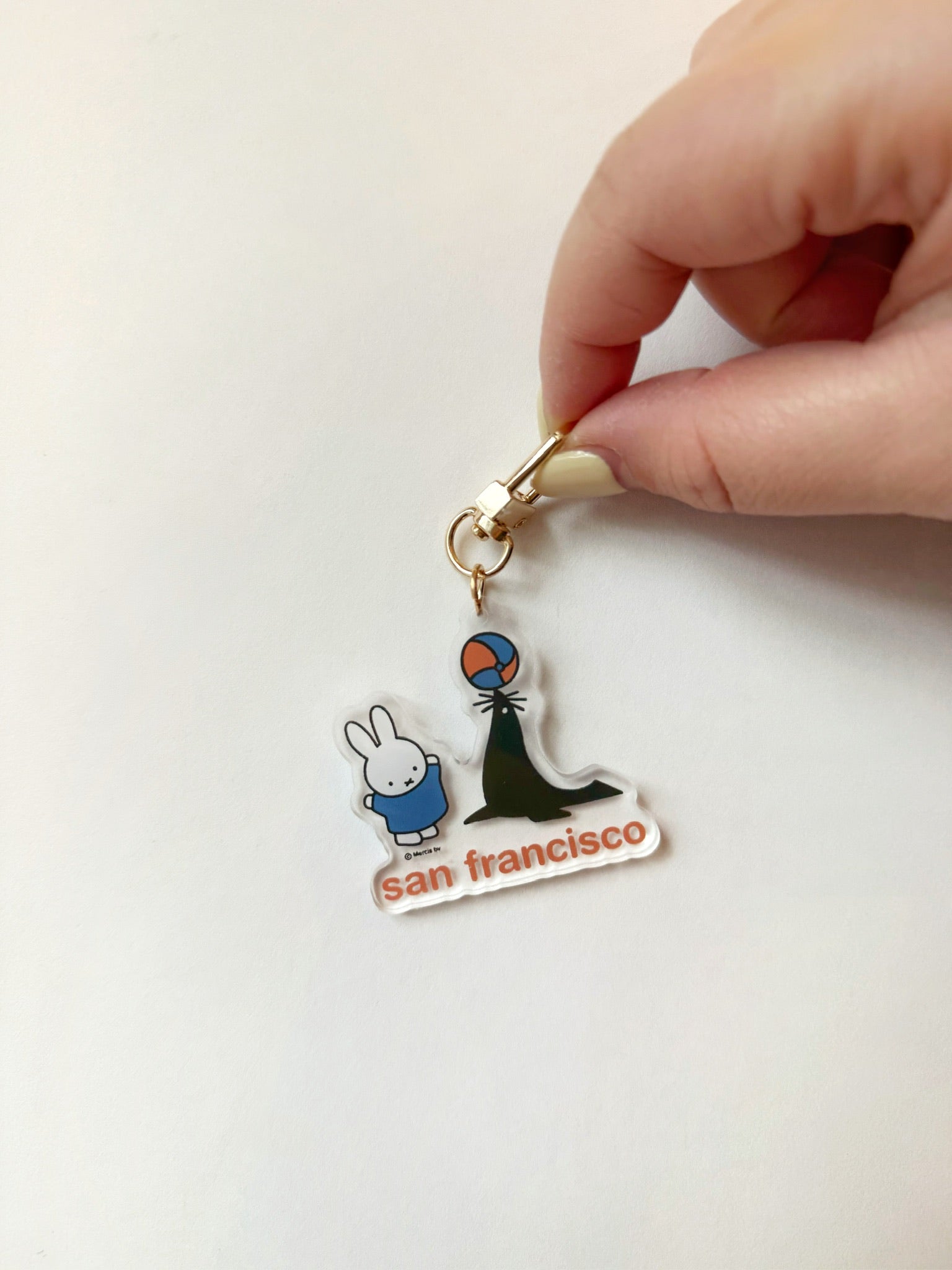 Miffy SF Seal Keychain
