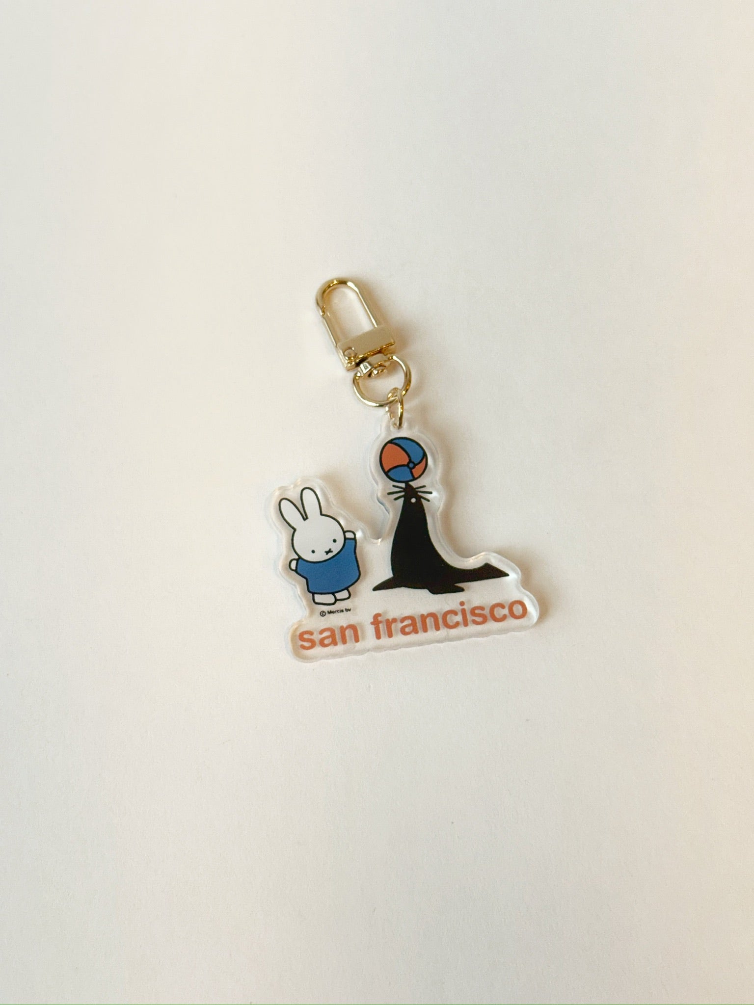 Miffy SF Seal Keychain
