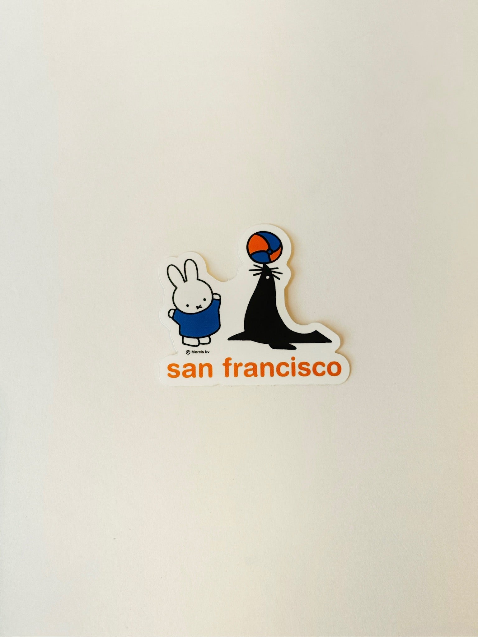 Miffy SF Seal Sticker