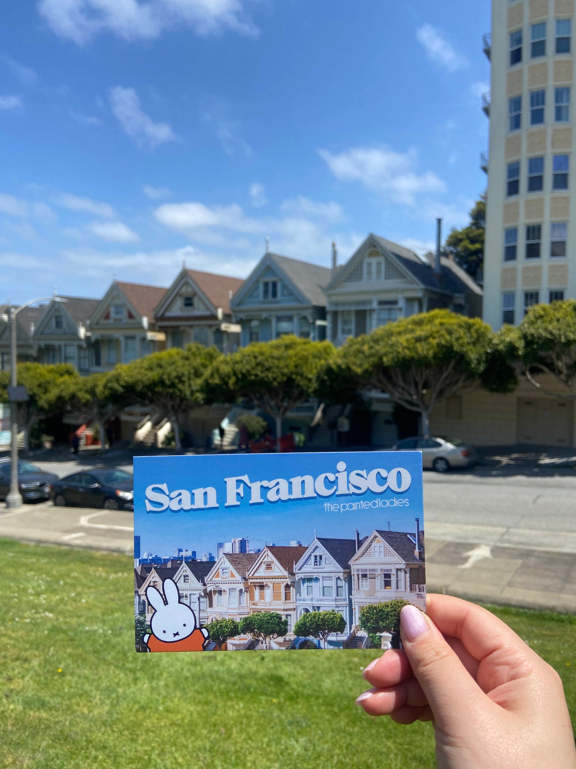SF Miffy Postcard, Painted Ladies