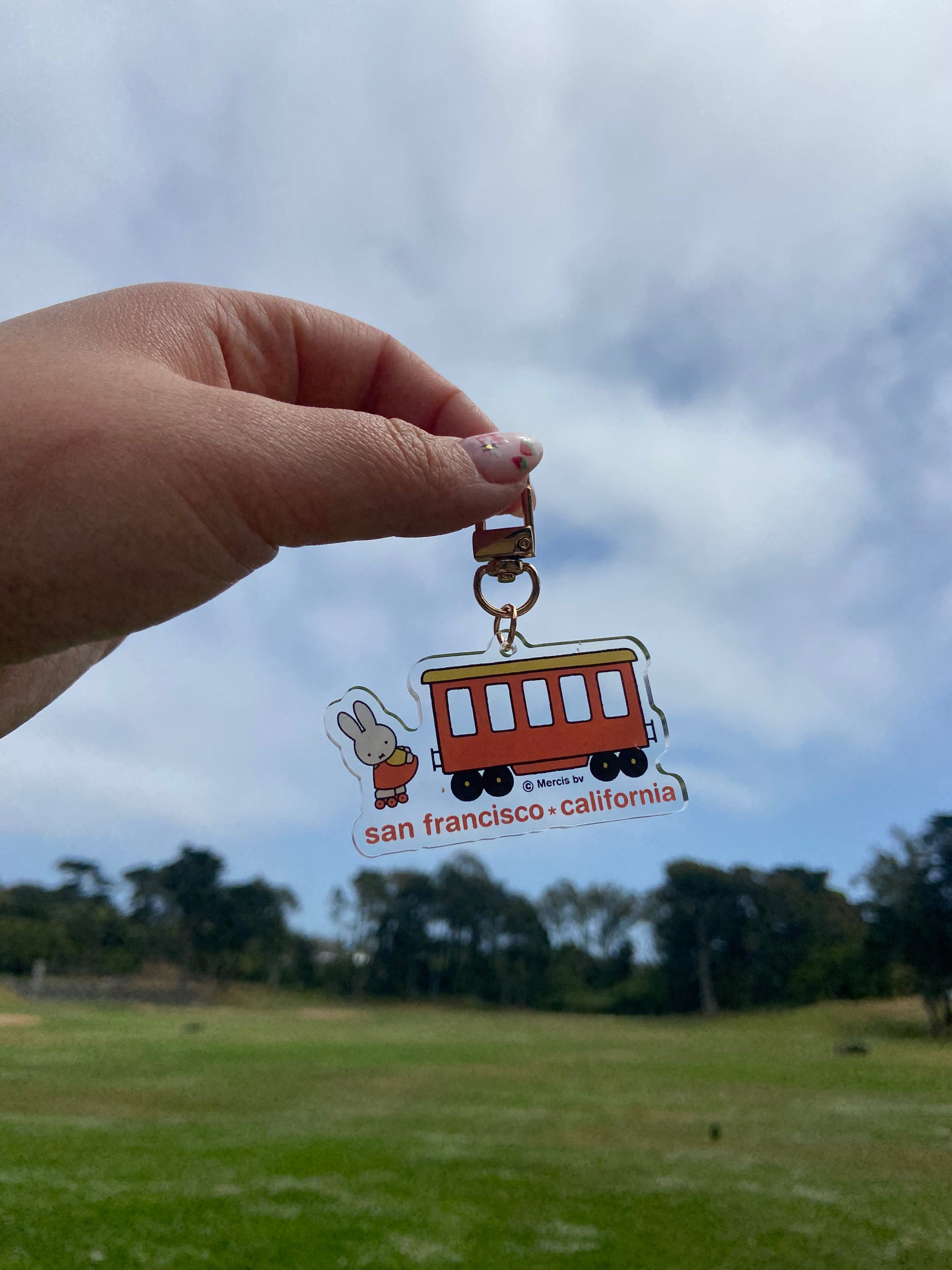 Miffy SF Trolley Keychain