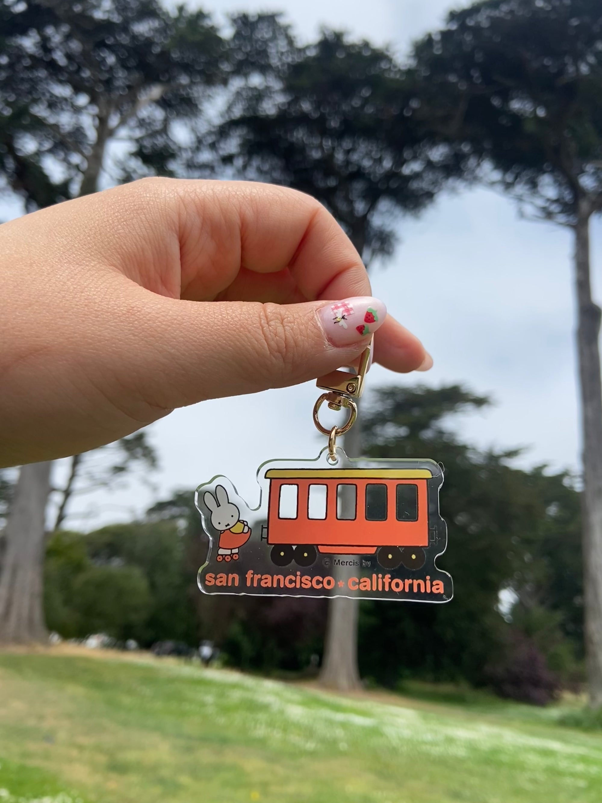 Miffy SF Trolley Keychain