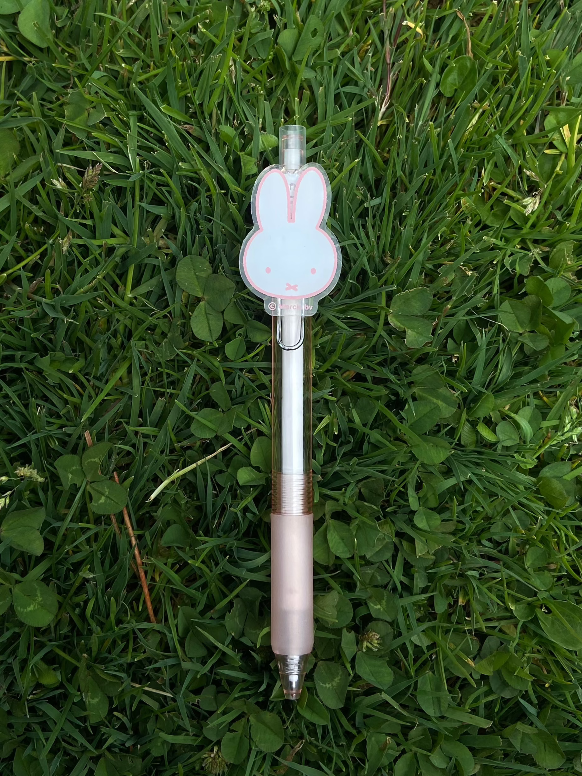 Miffy Charm Pen, Pink