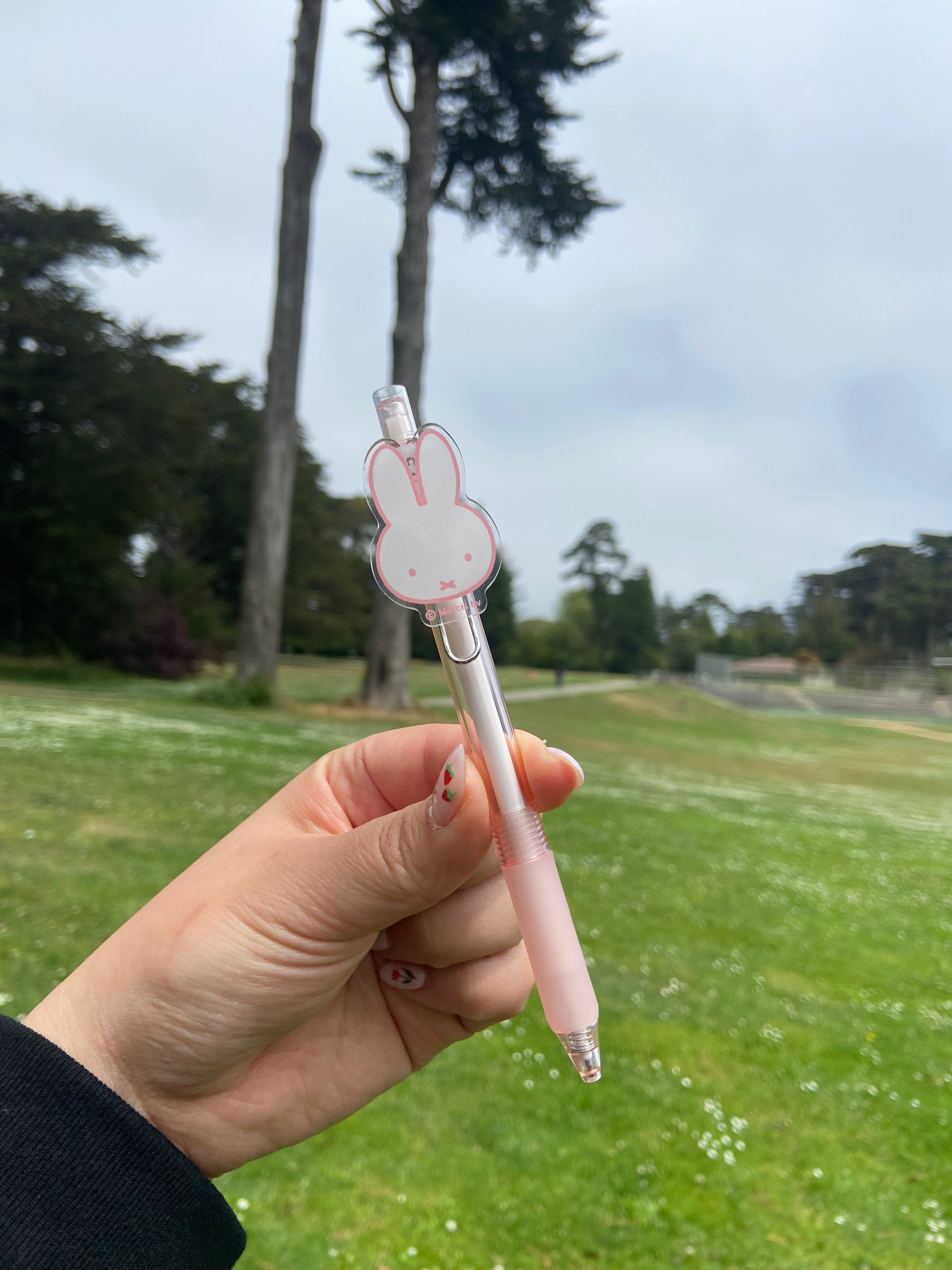 Miffy Charm Pen, Pink