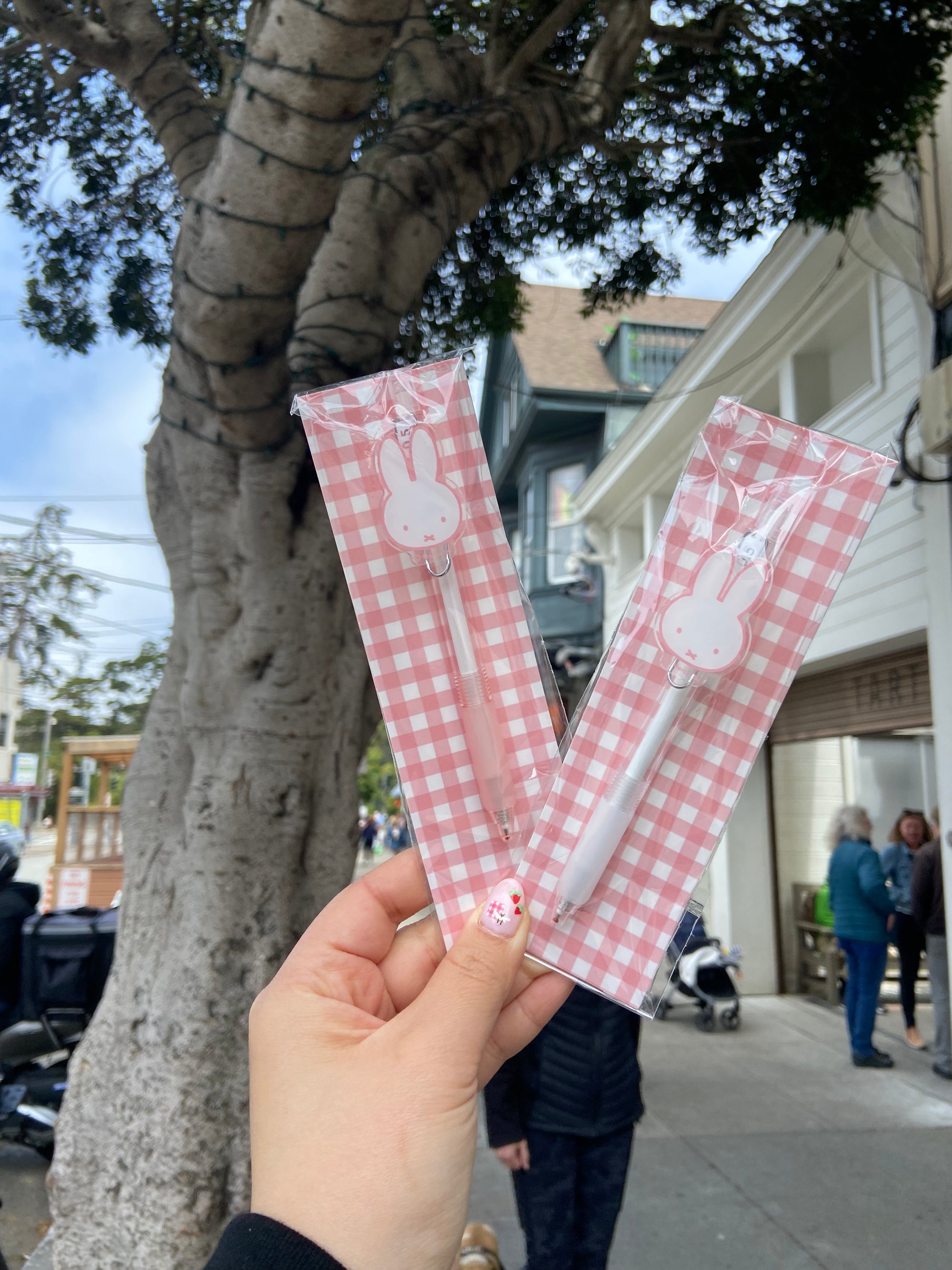 Miffy Charm Pen, Pink