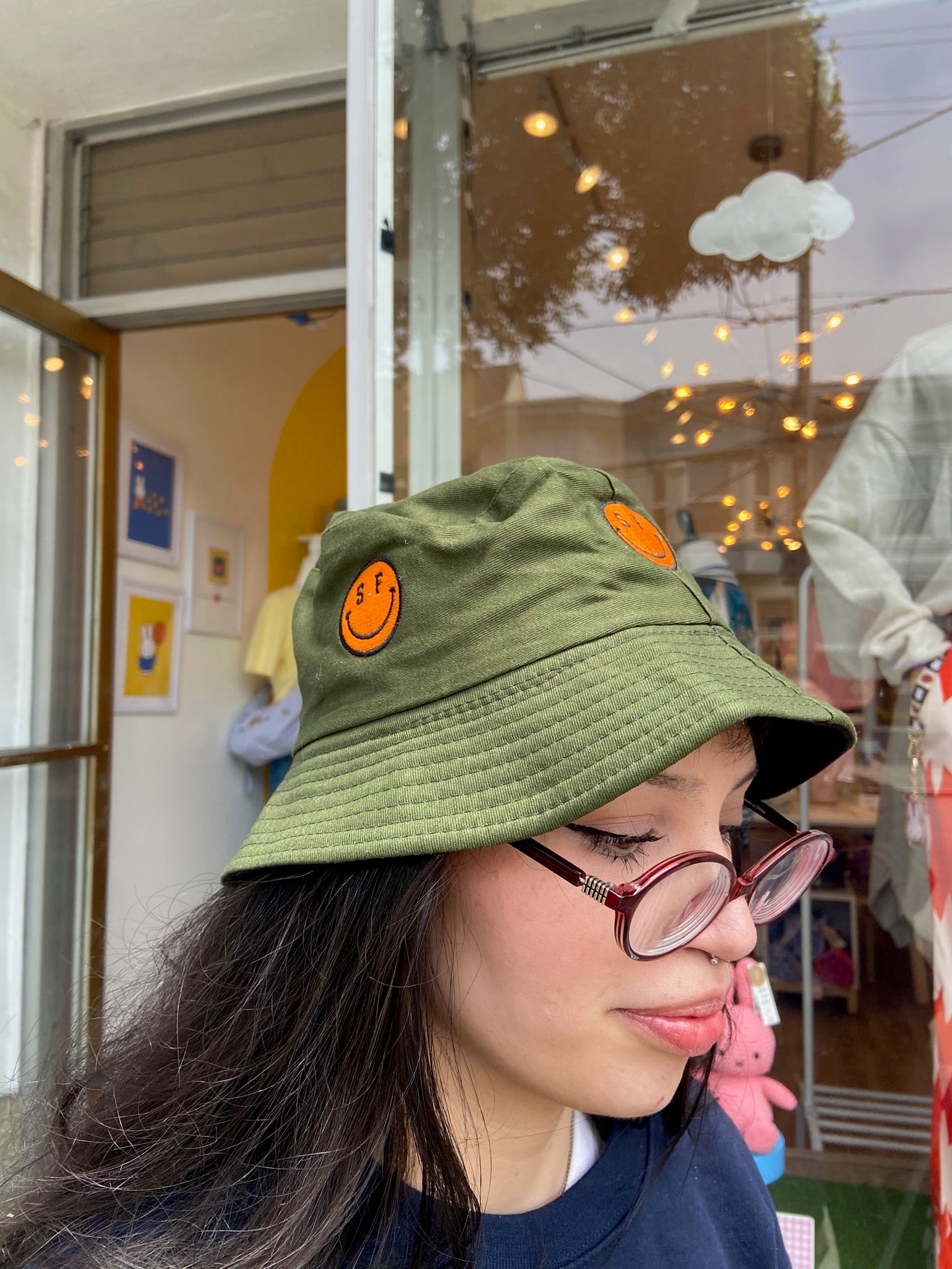SF Smile Bucket Hat, Green