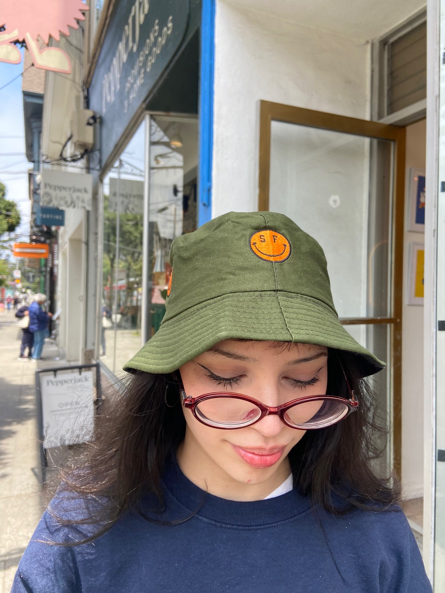 SF Smile Bucket Hat, Green