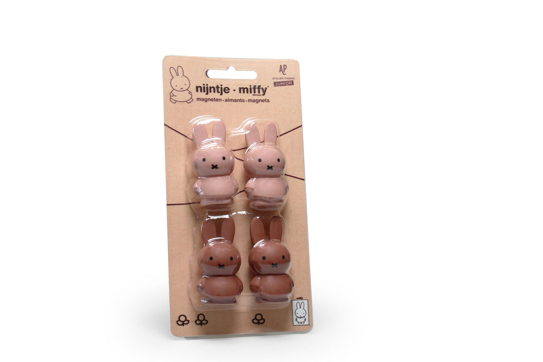 Miffy Magnets, Set of 4, Powder/Terra