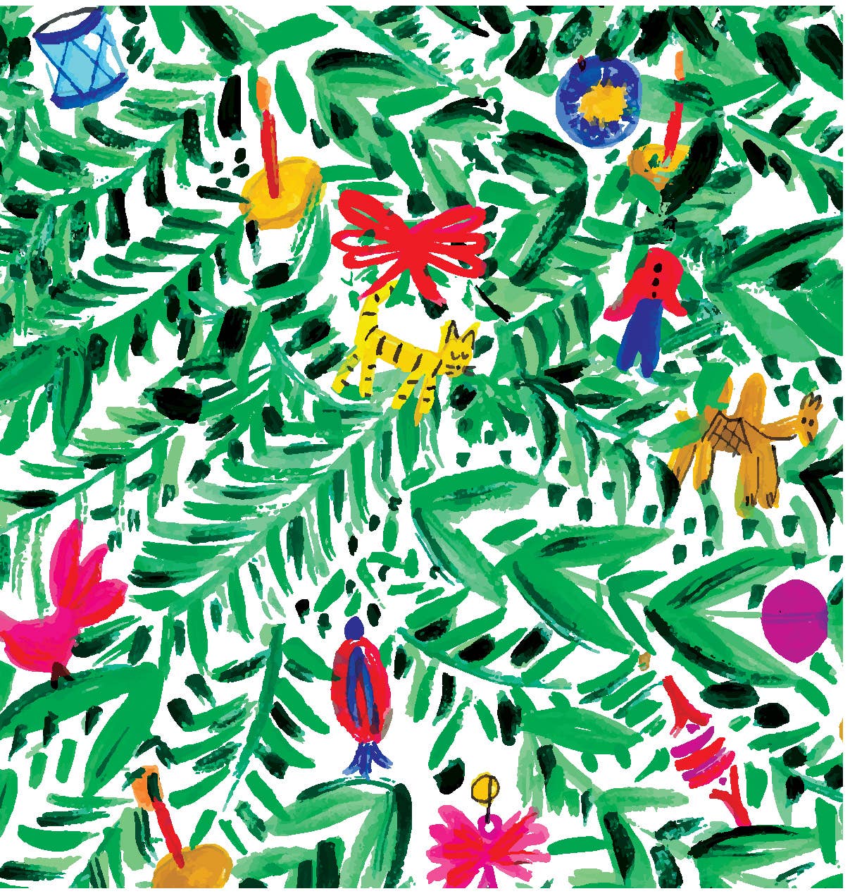 Tinsel on the Tree Holiday Gift Wrap, 3 Sheets