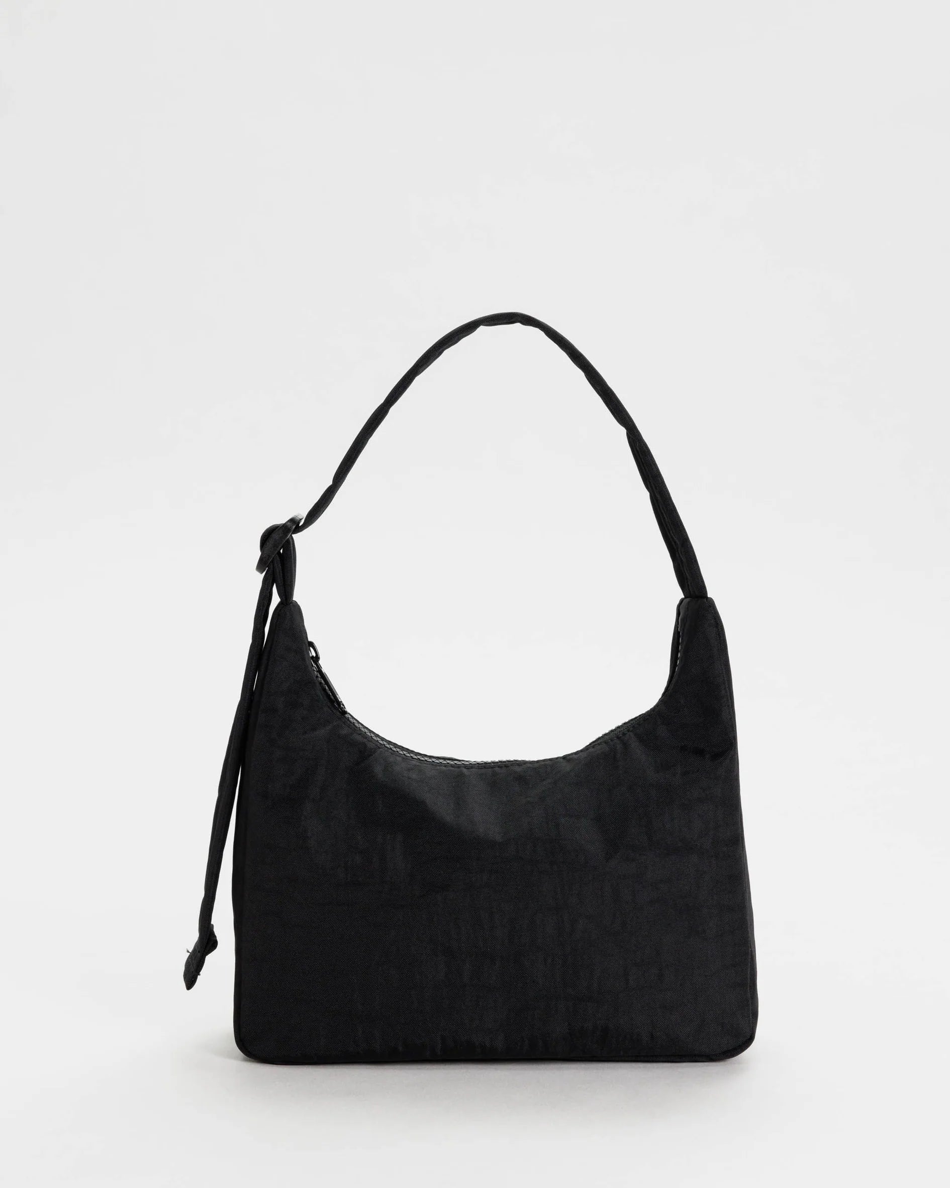 Mini Nylon Shoulder Bag, Black