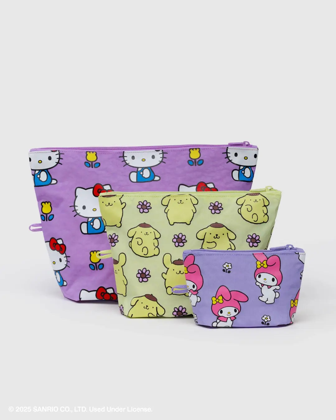 Go Pouch Set, Hello Kitty and Friends Florals