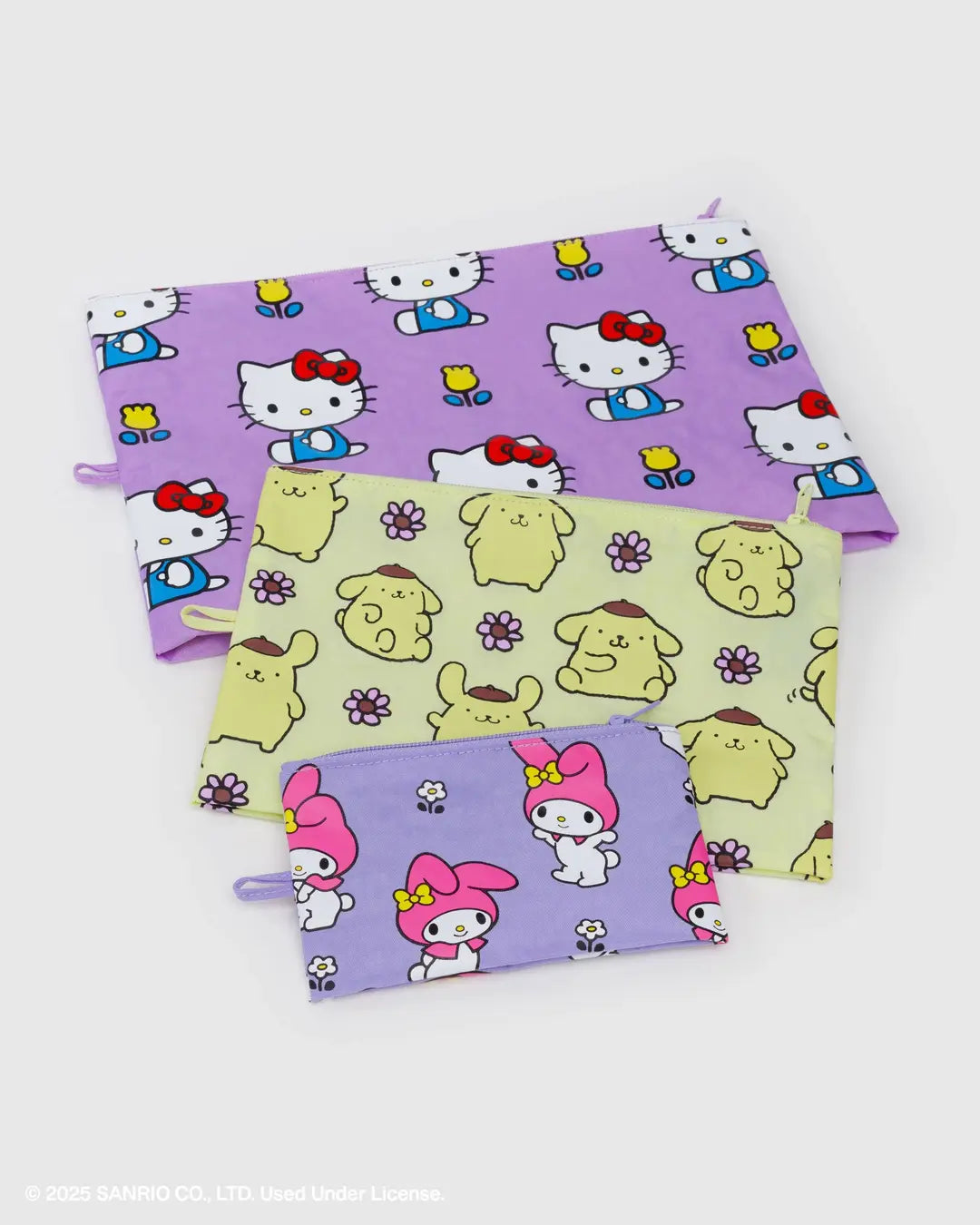 Go Pouch Set, Hello Kitty and Friends Florals