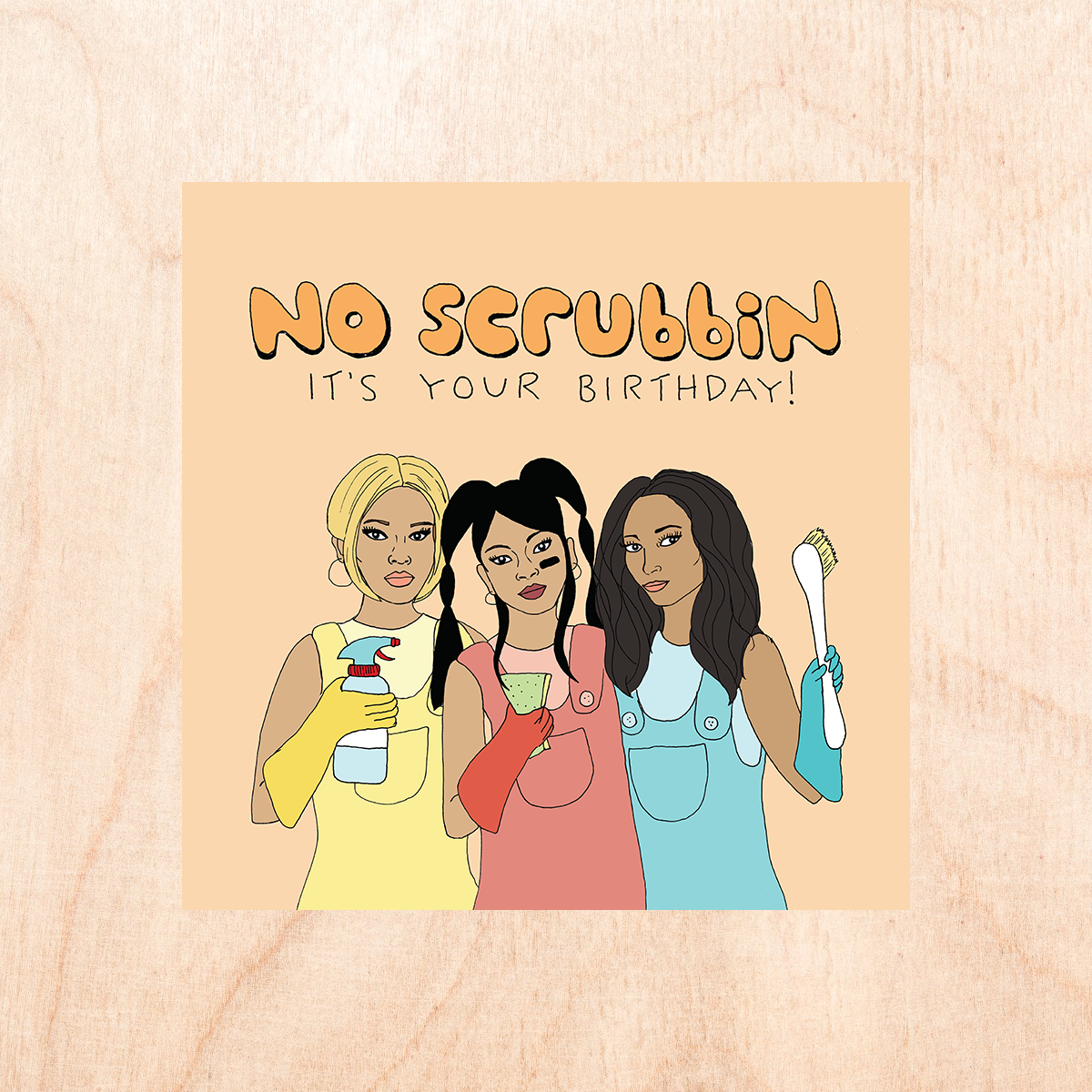 No Scrubbin Card