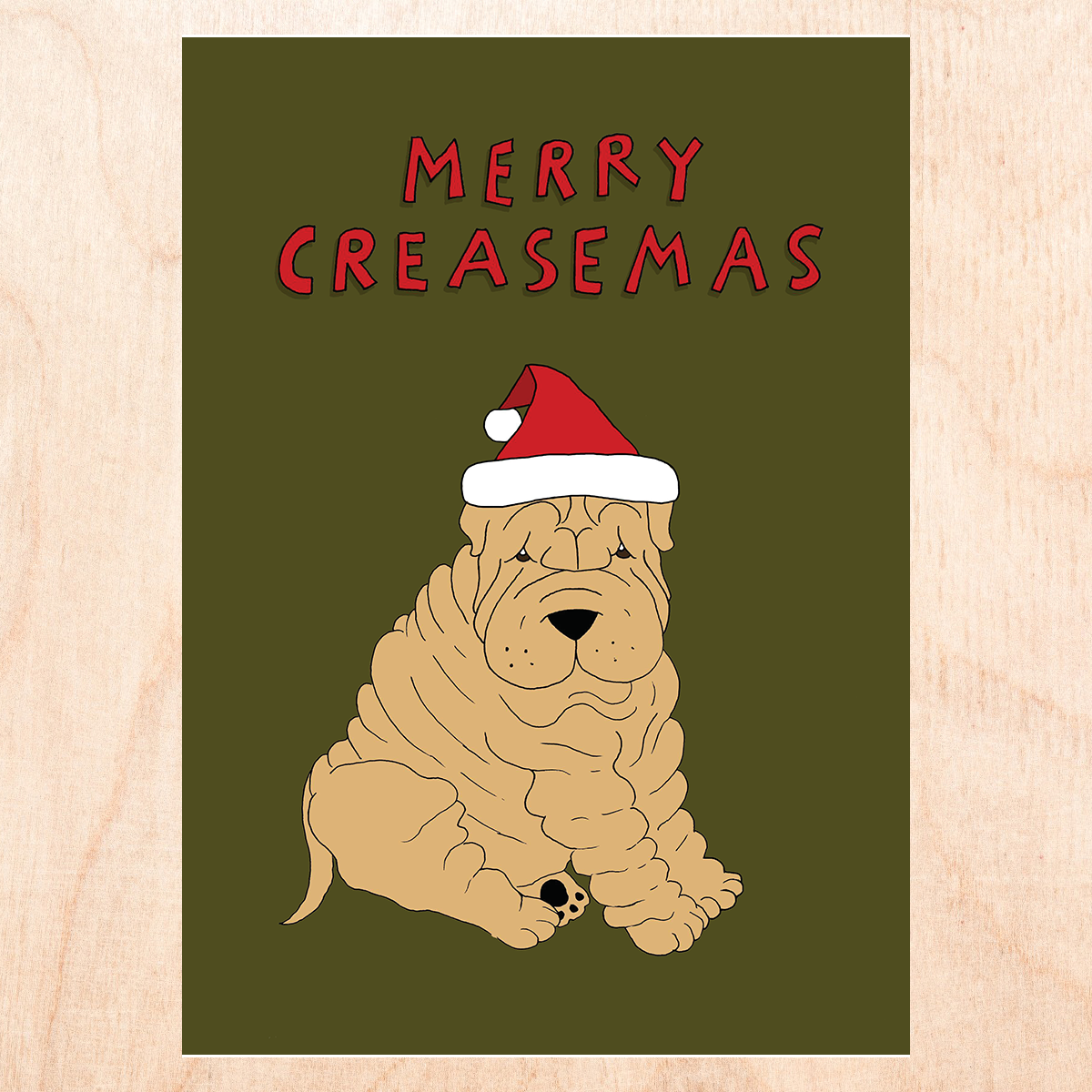 Merry Creasemas Card