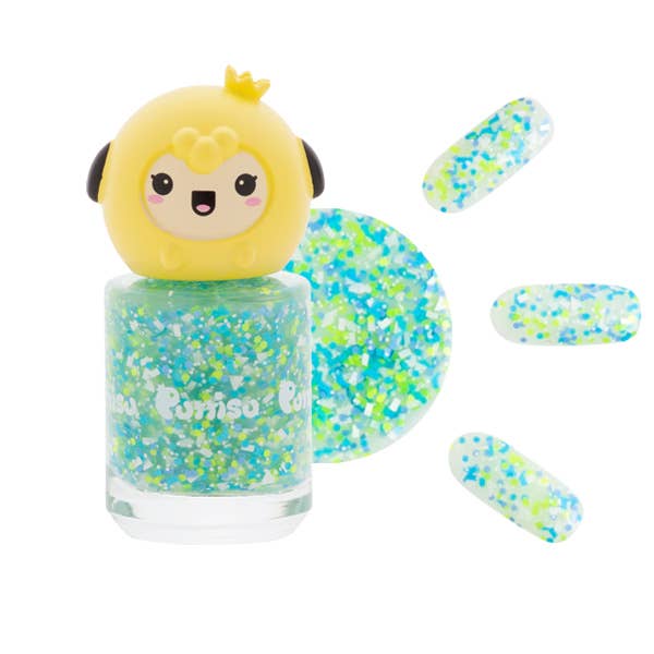 Glitter Nail Polish, Emerald Pond