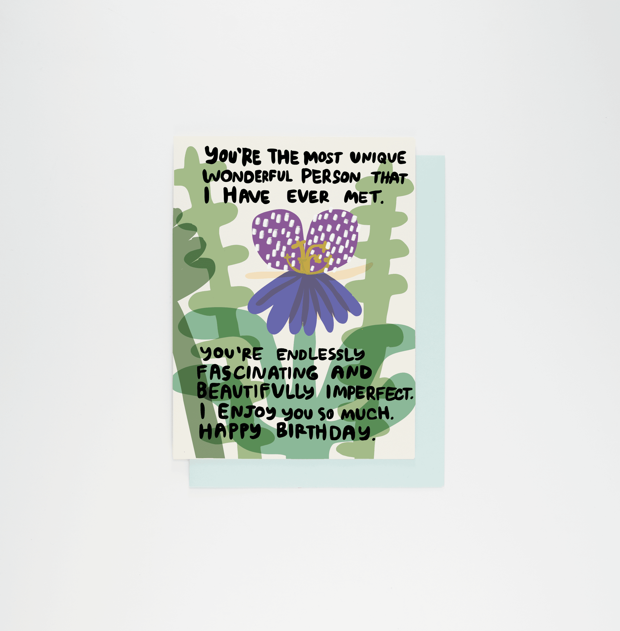 I Enjoy You Birthday Card