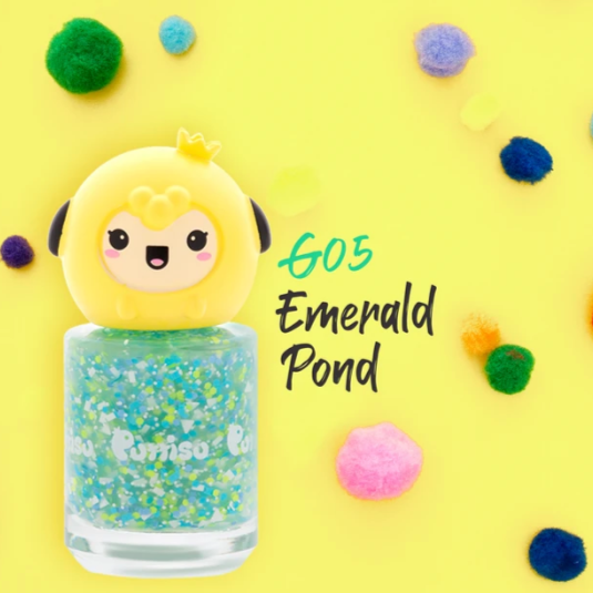 Glitter Nail Polish, Emerald Pond