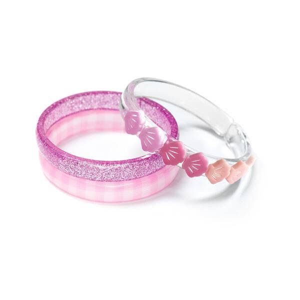 Seashells Pink Shades Bangle, Set of 3