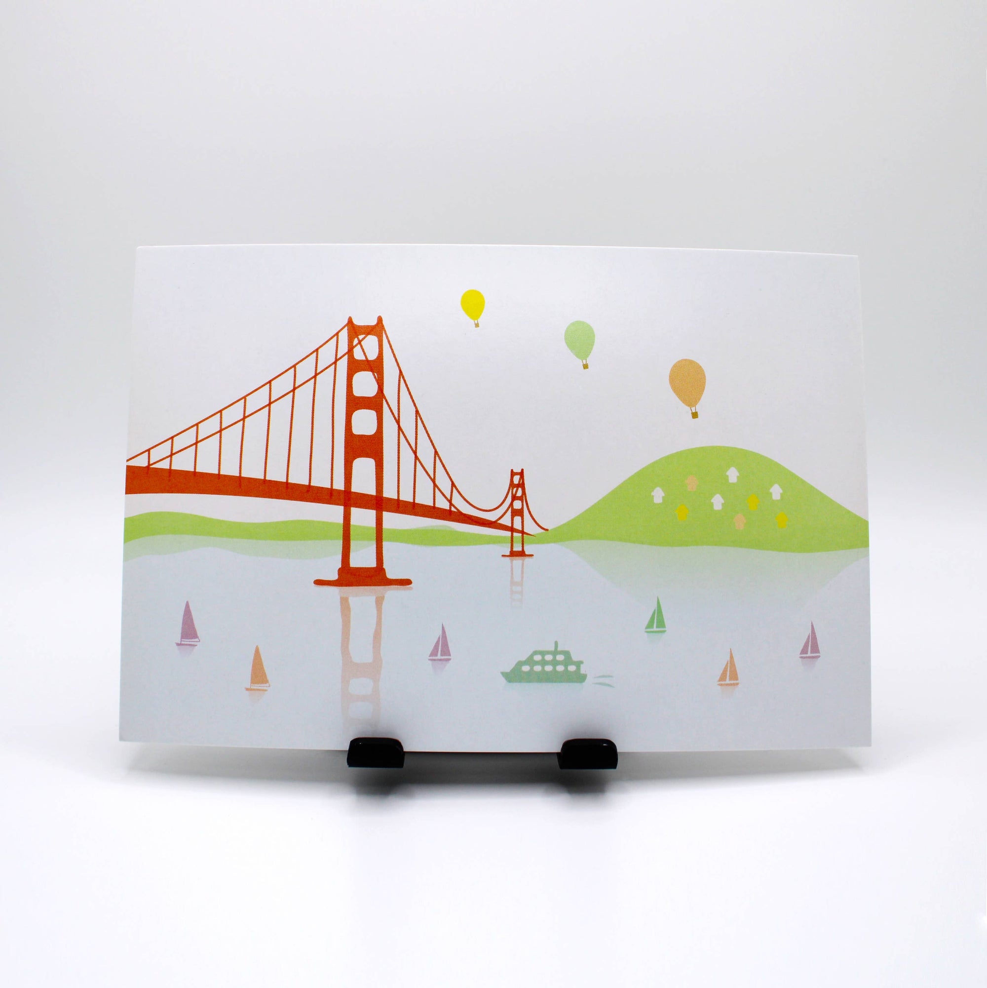 Golden Gate Bridge Postcard