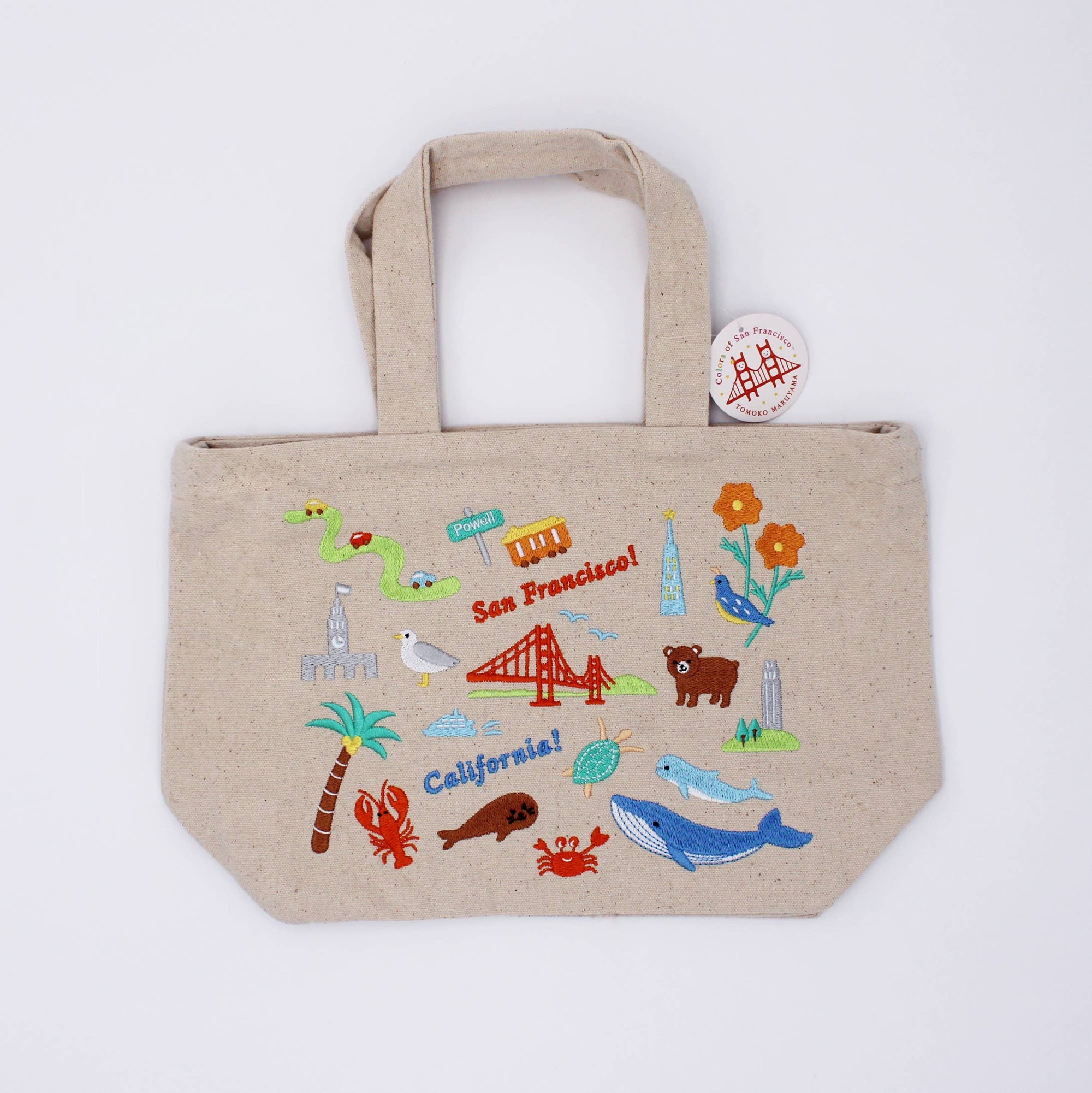 SF Embroidered Lunch Bag