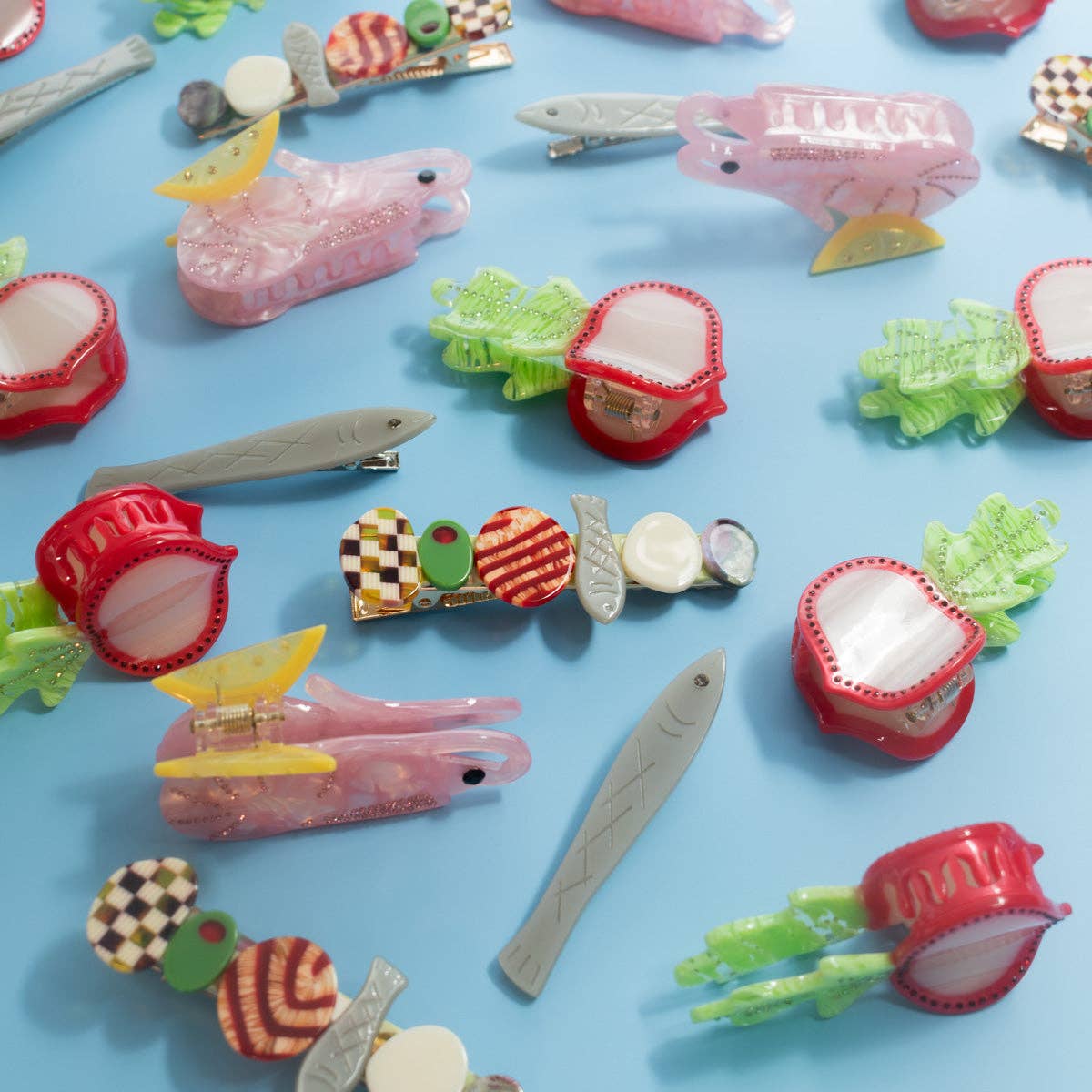 Hors D’oeuvre Alligator Hair Clip