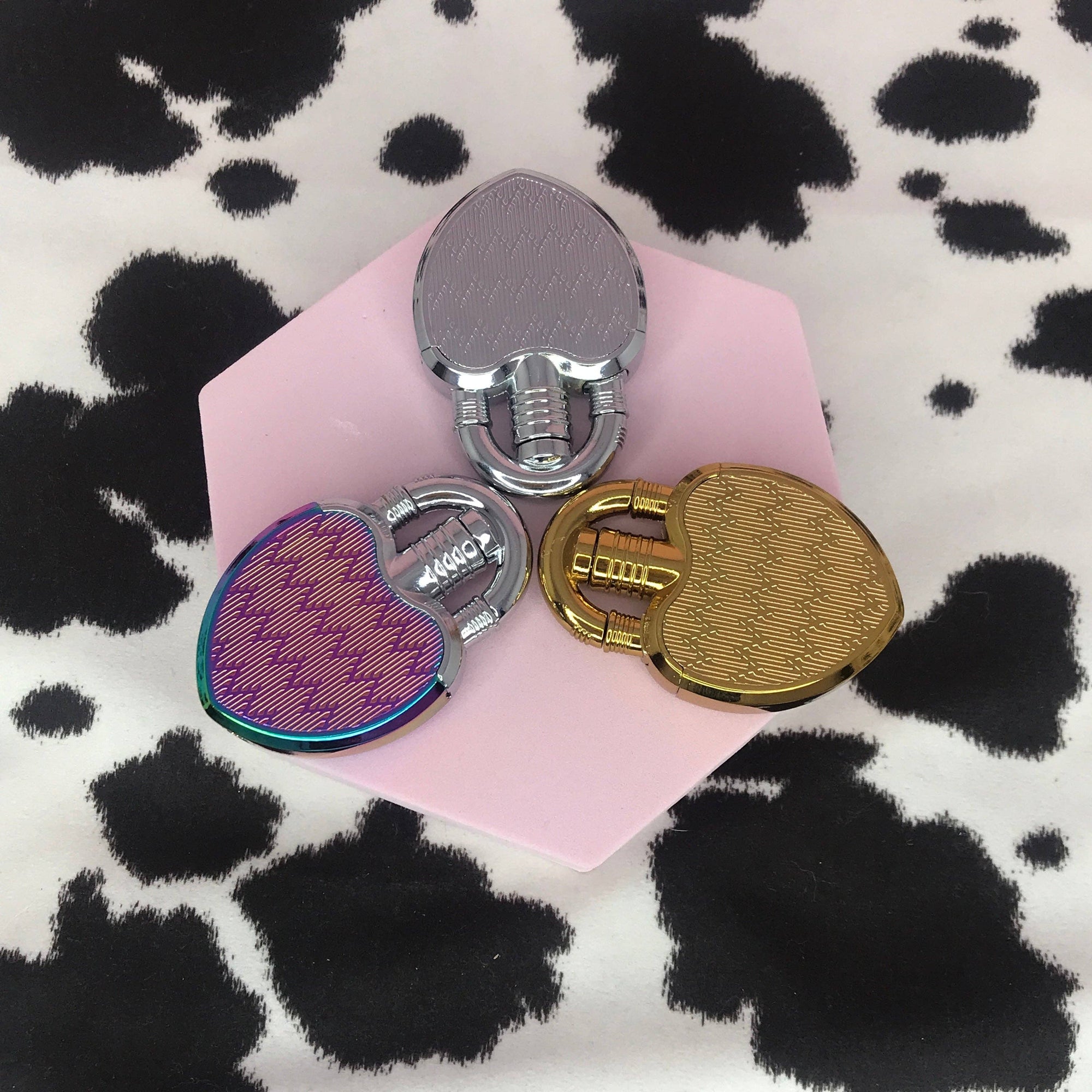 Heart Lock Lighter, Silver