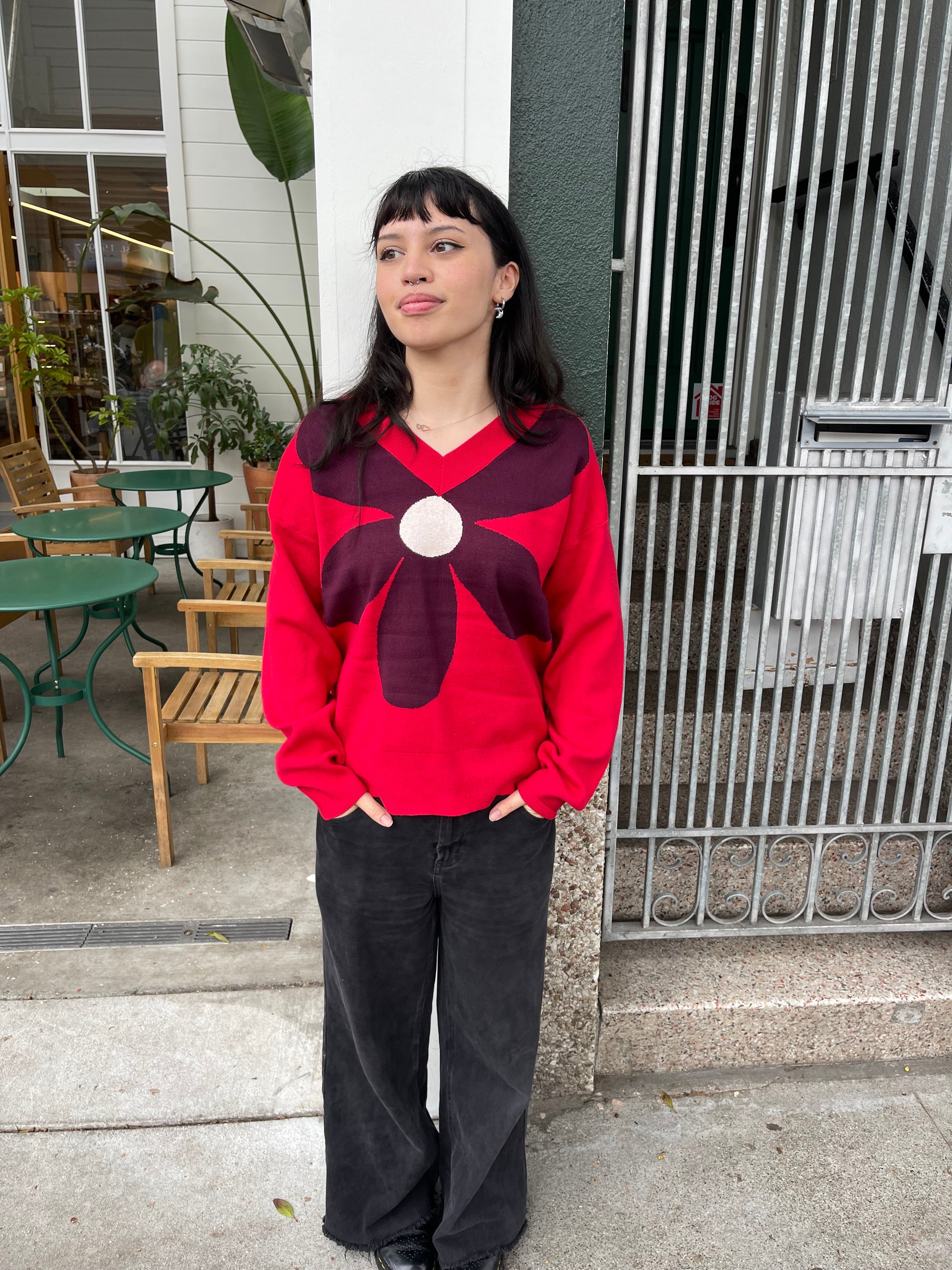 Flower Jumper, Red