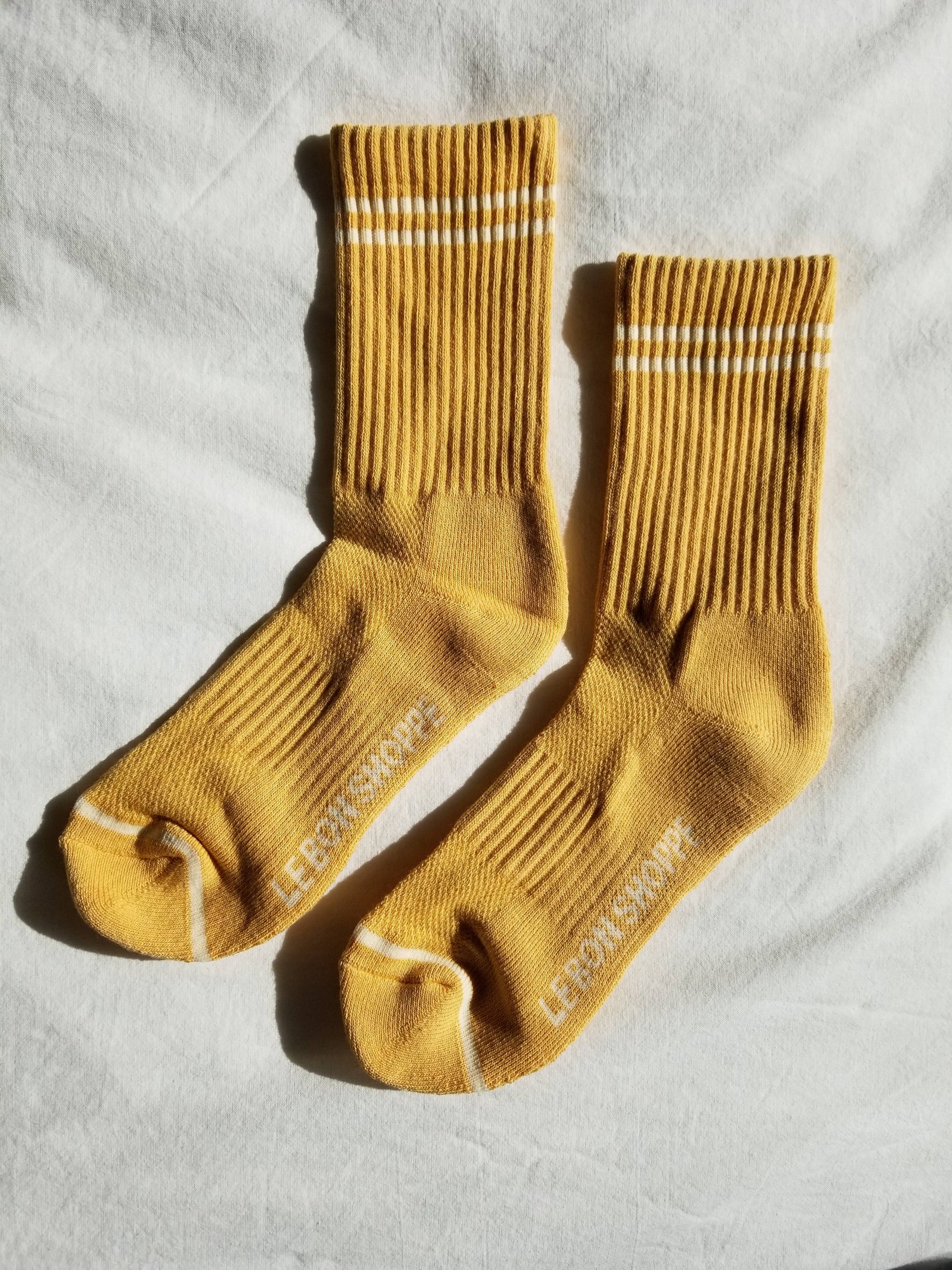 Boyfriend Socks, Butter