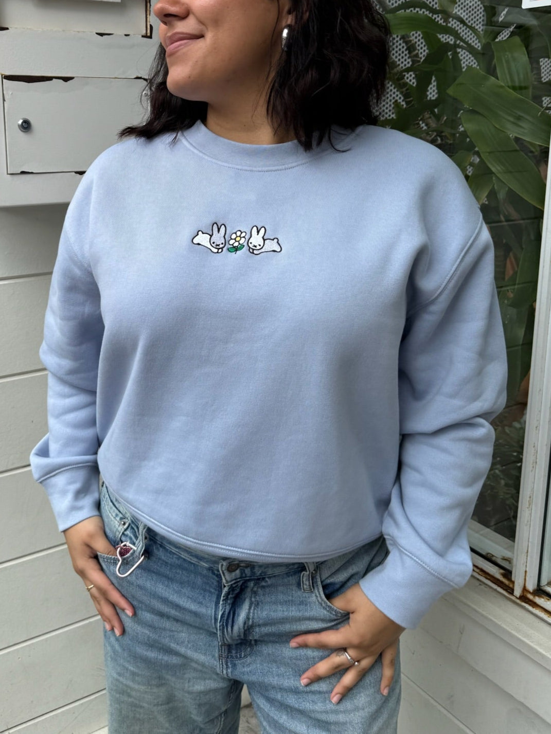 Dick Bruna Rabbit Daisies Crewneck Sweatshirt