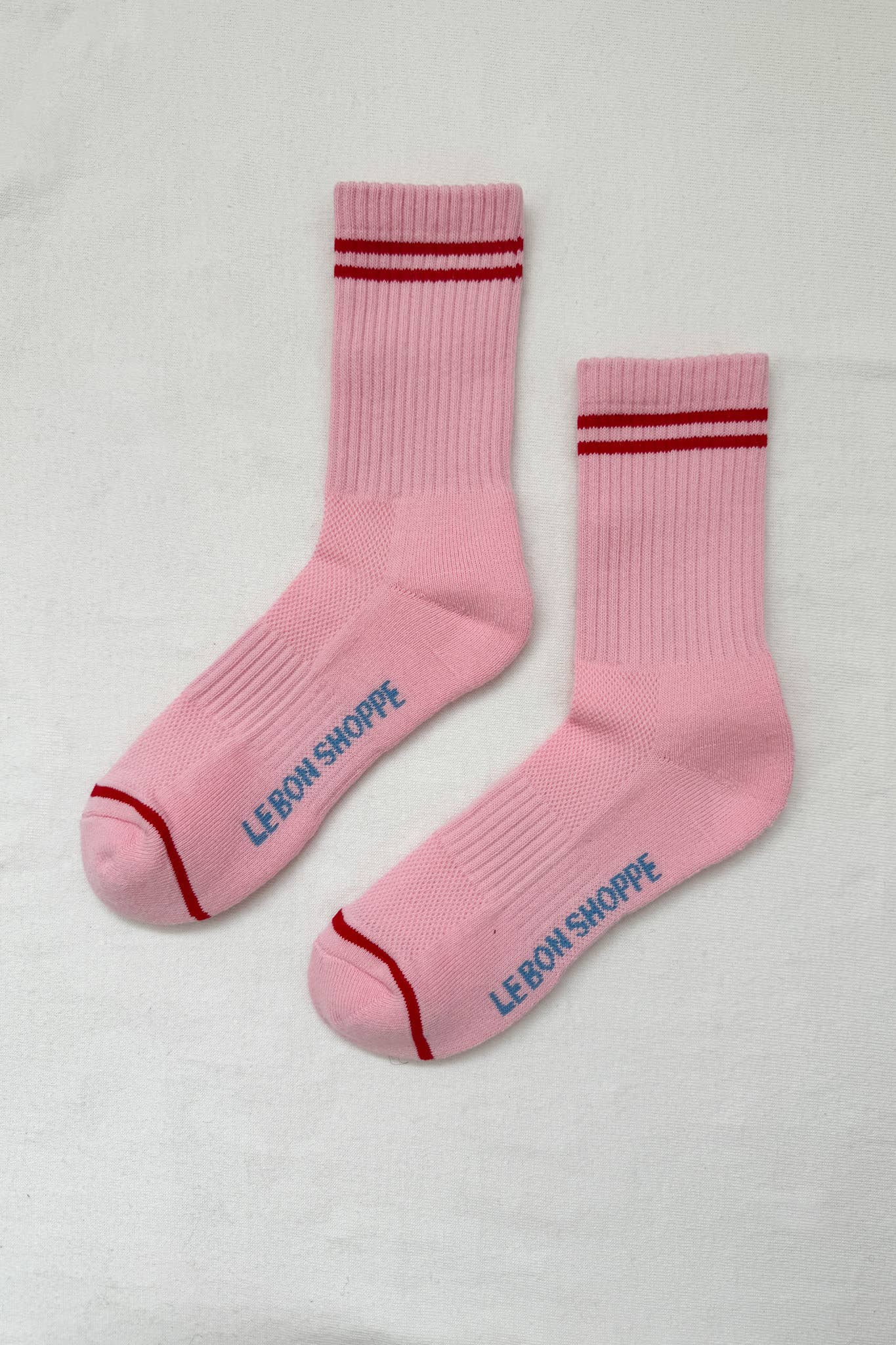 Boyfriend Socks, Amour Pink