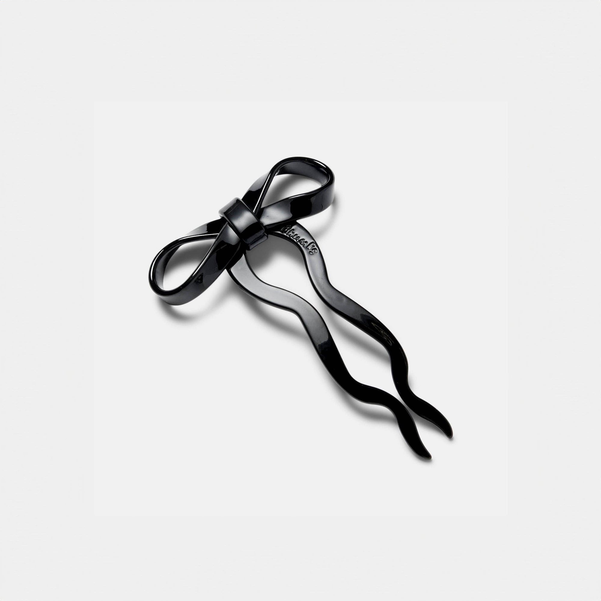 Bow Hairpin, Small Black