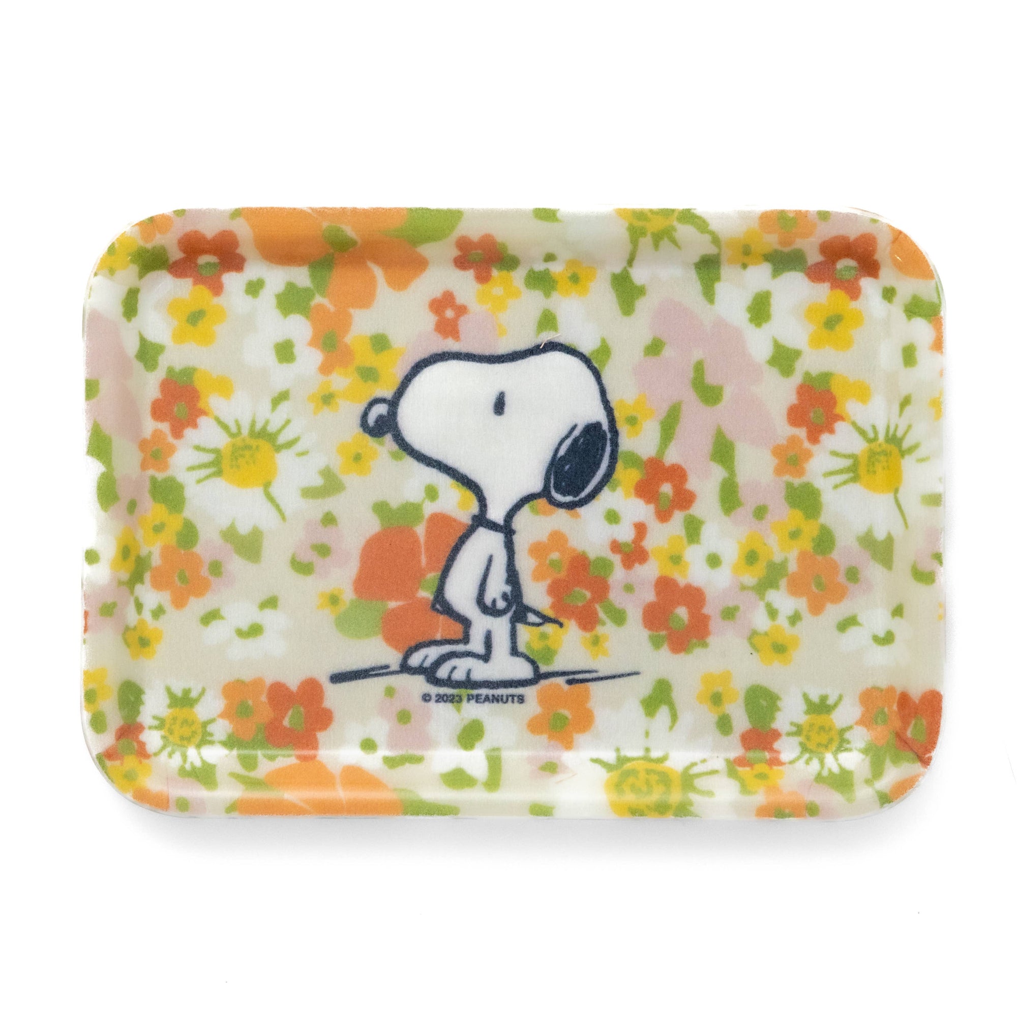 Snoopy Wildflowers Vintage-Style Tray