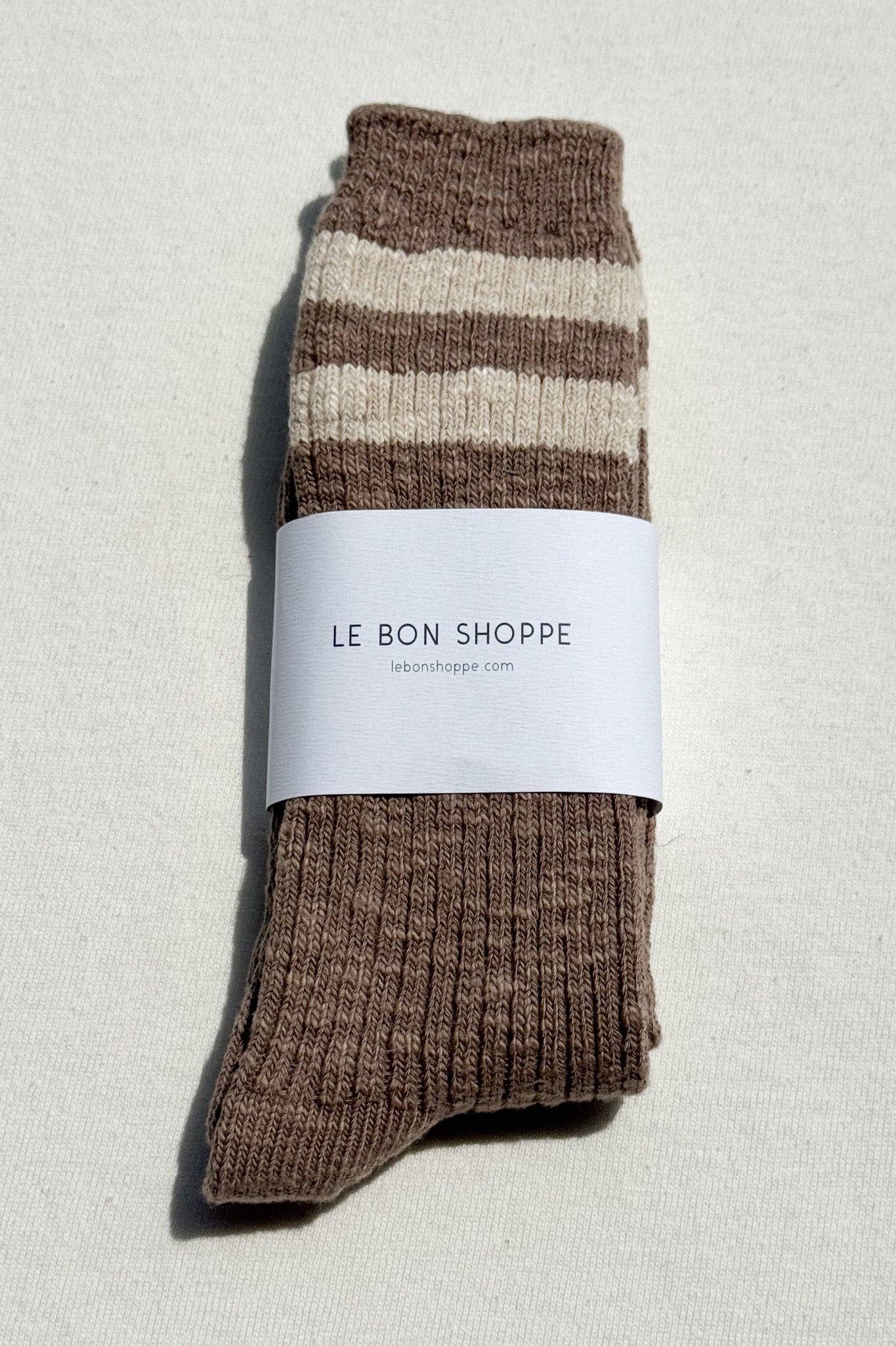 Cottage Varsity Socks, White Varsity