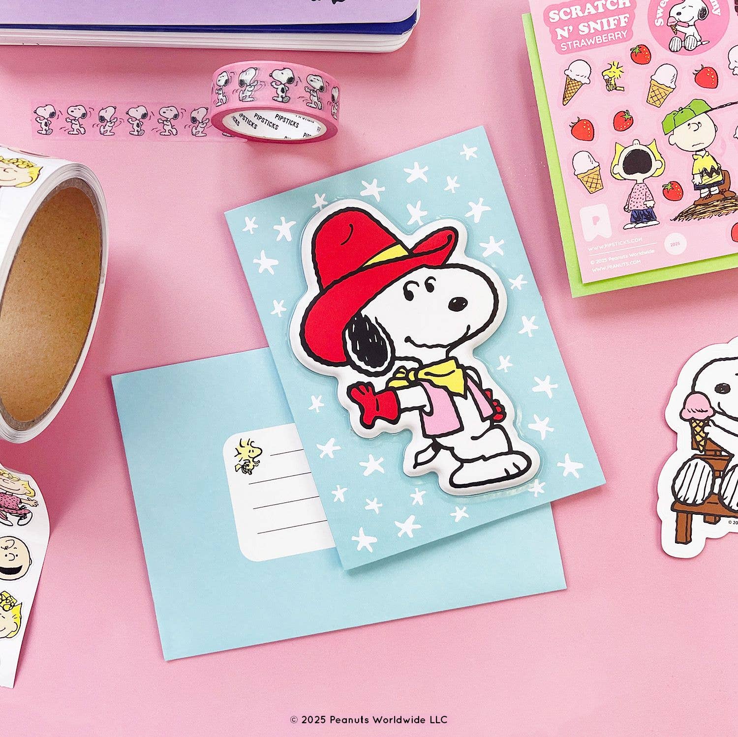 Cowpoke Snoopy Greeting Card